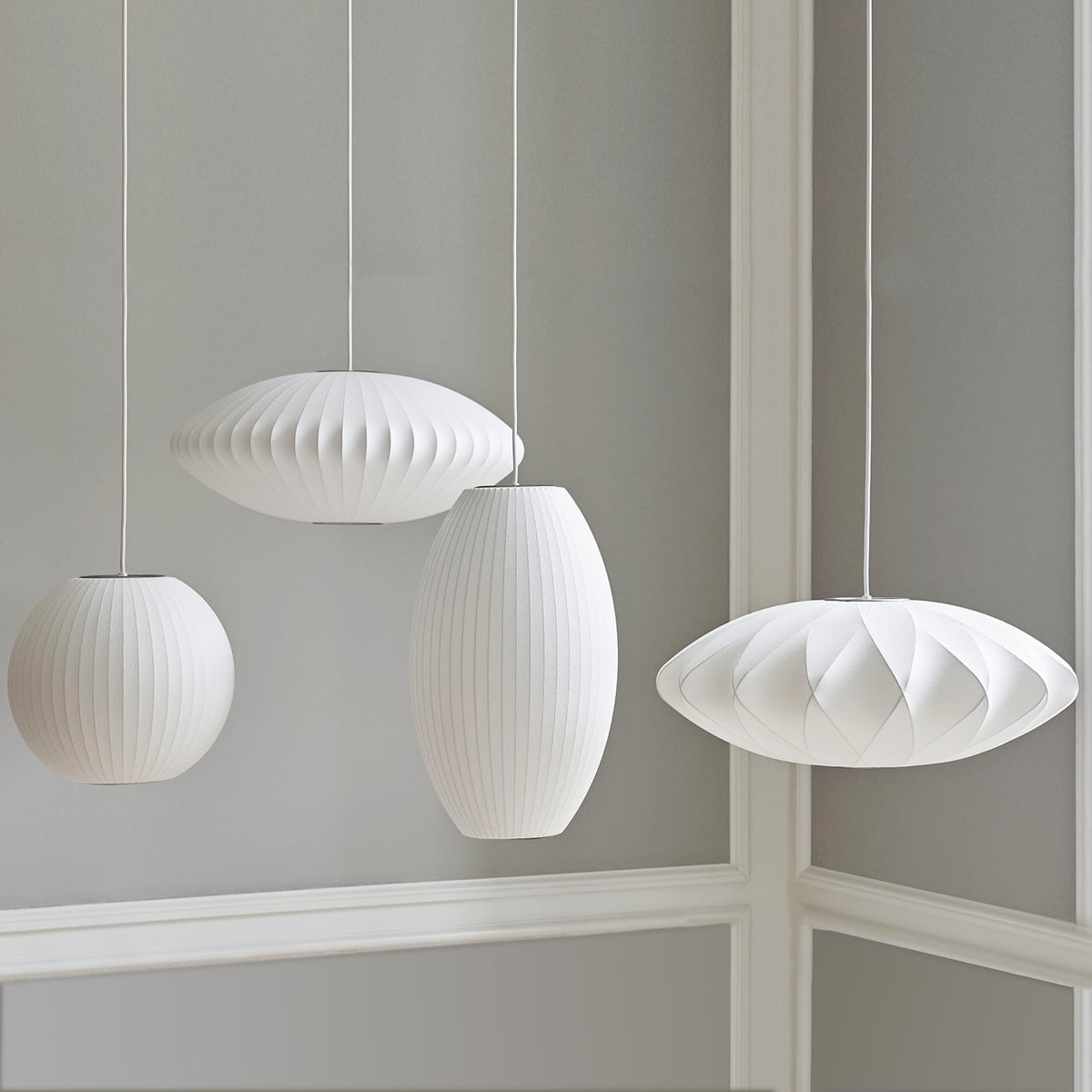 Nebula Bubble Mulberry Silk Pendant Lamp-Neutral Decor