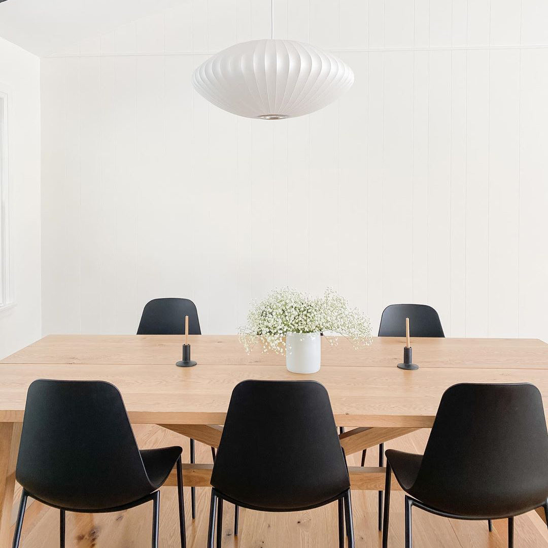 Nebula Bubble Mulberry Silk Pendant Lamp-Neutral Decor