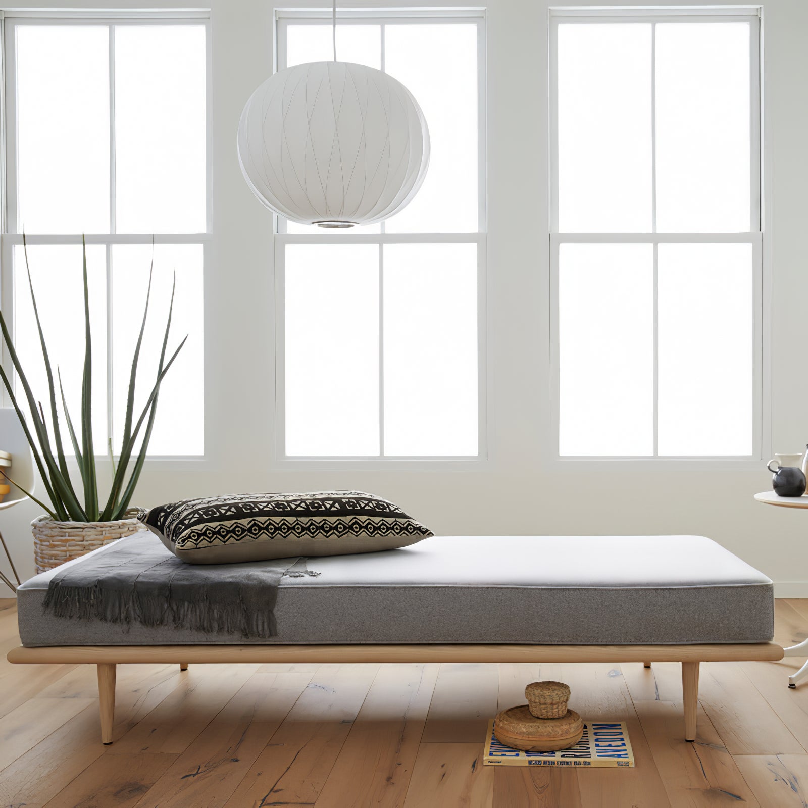 Bis Silk & Steel Pendant Lamp-Neutral Decor