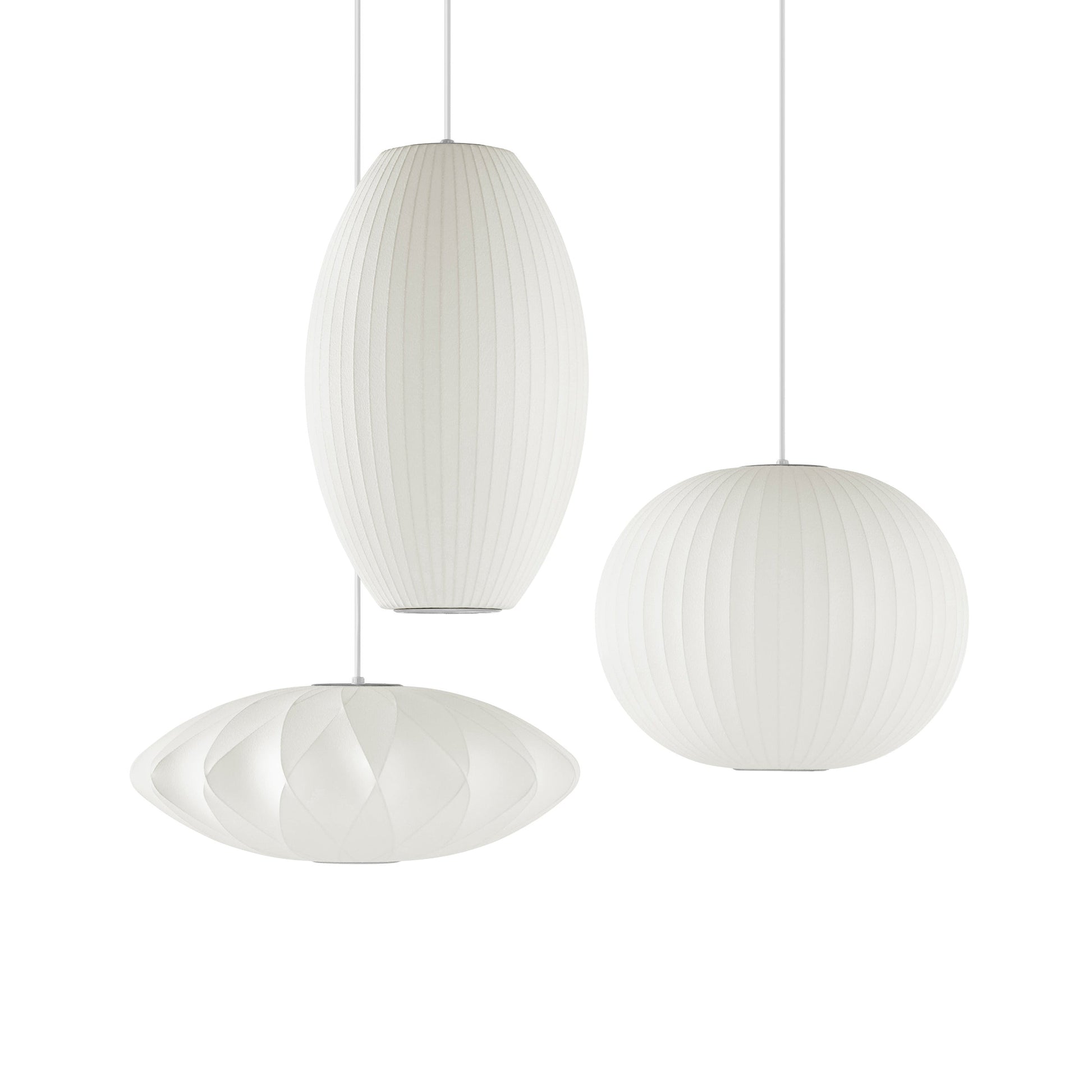 Nebula Bubble Mulberry Silk Pendant Lamp-Neutral Decor