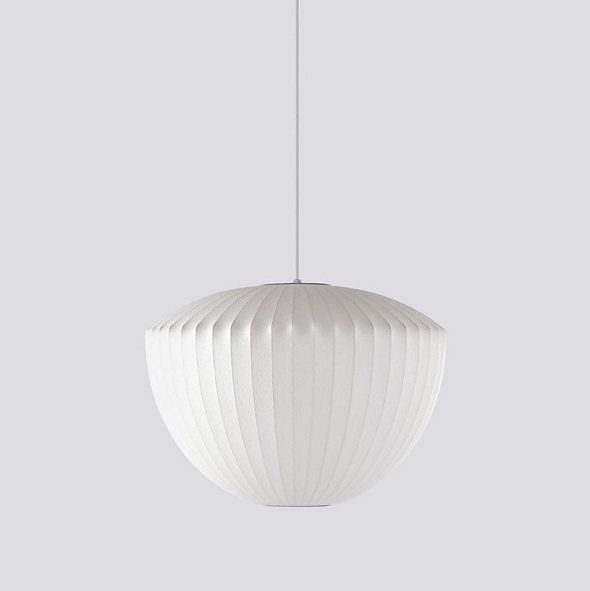 Nebula Bubble Mulberry Silk Pendant Lamp-Neutral Decor