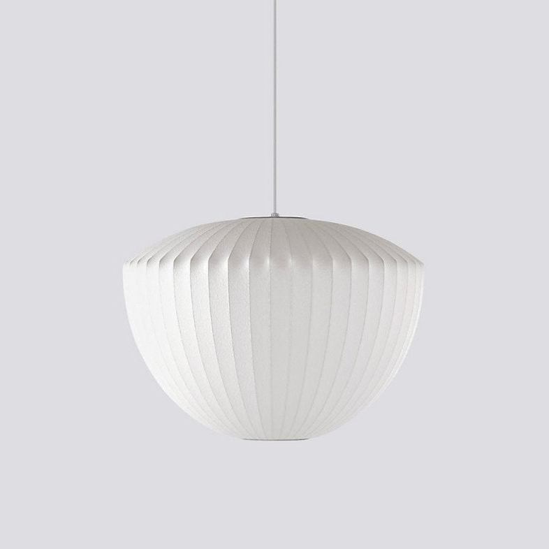 Nebula Bubble Mulberry Silk Pendant Lamp-Neutral Decor