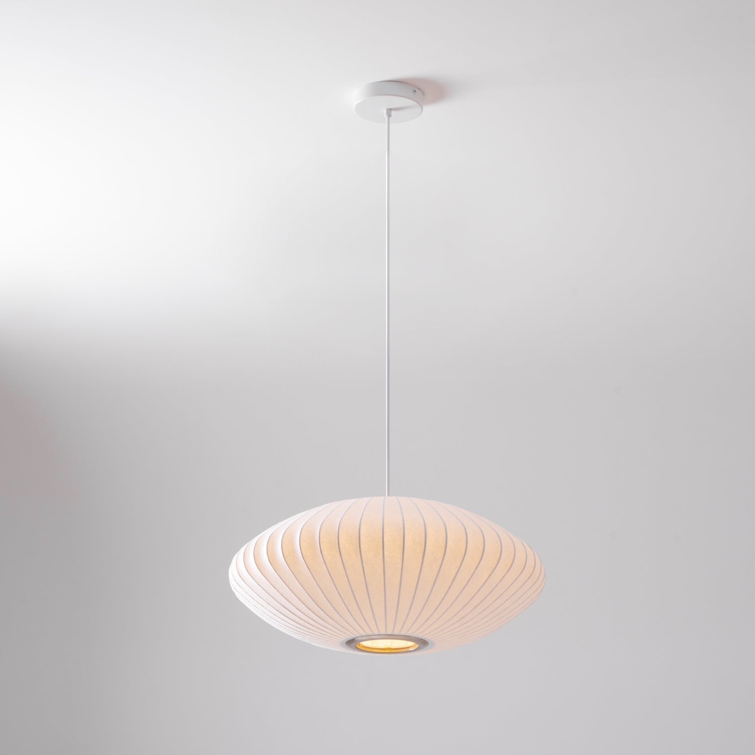 Nebula Bubble Mulberry Silk Pendant Lamp-Neutral Decor