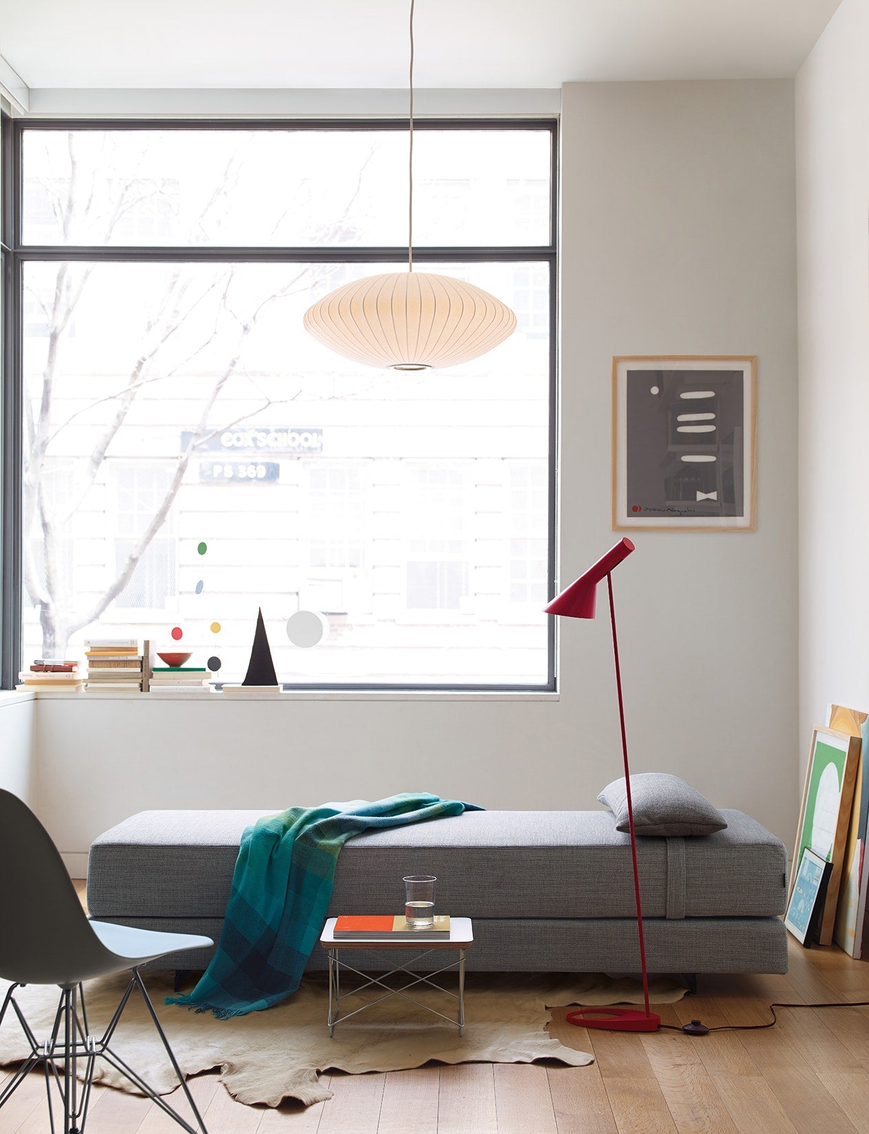 Bis Silk & Steel Pendant Lamp-Neutral Decor