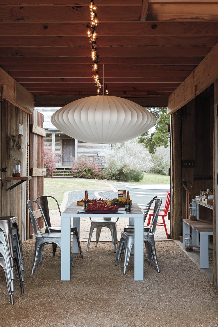 Bis Silk & Steel Pendant Lamp-Neutral Decor