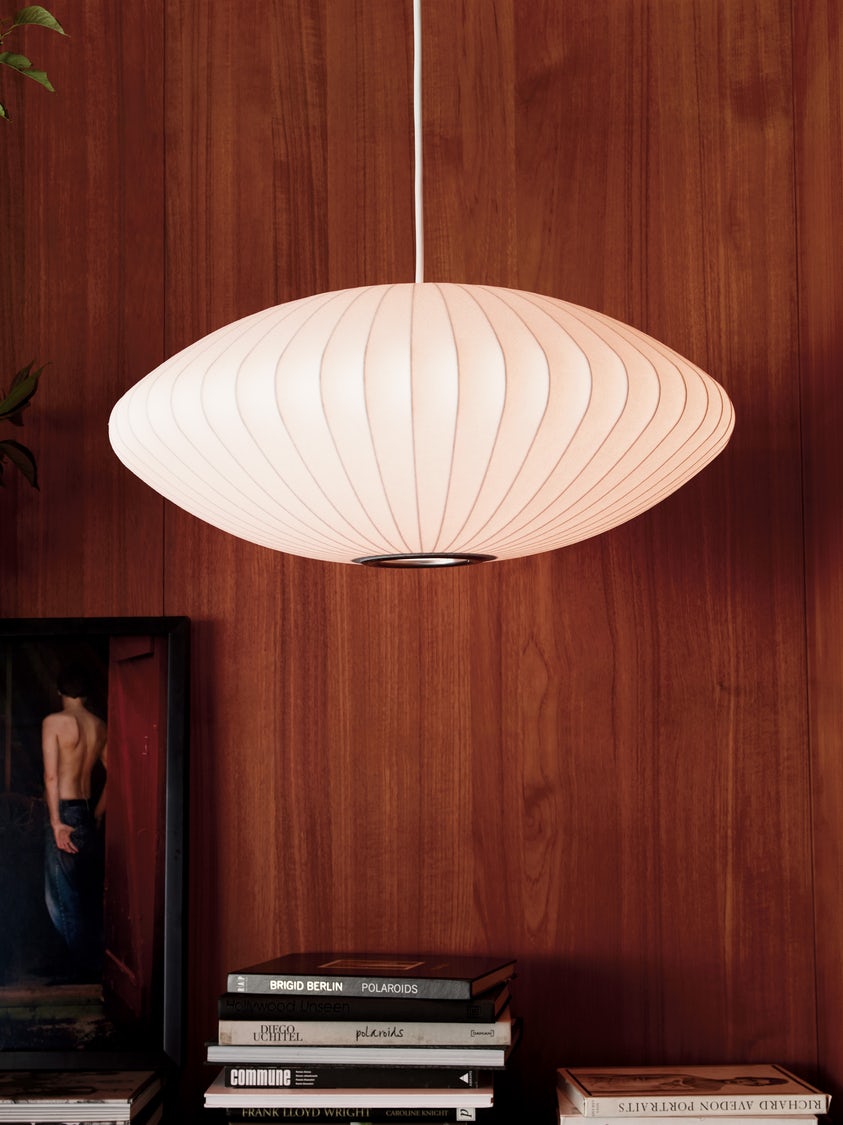 Nebula Bubble Mulberry Silk Pendant Lamp-Neutral Decor
