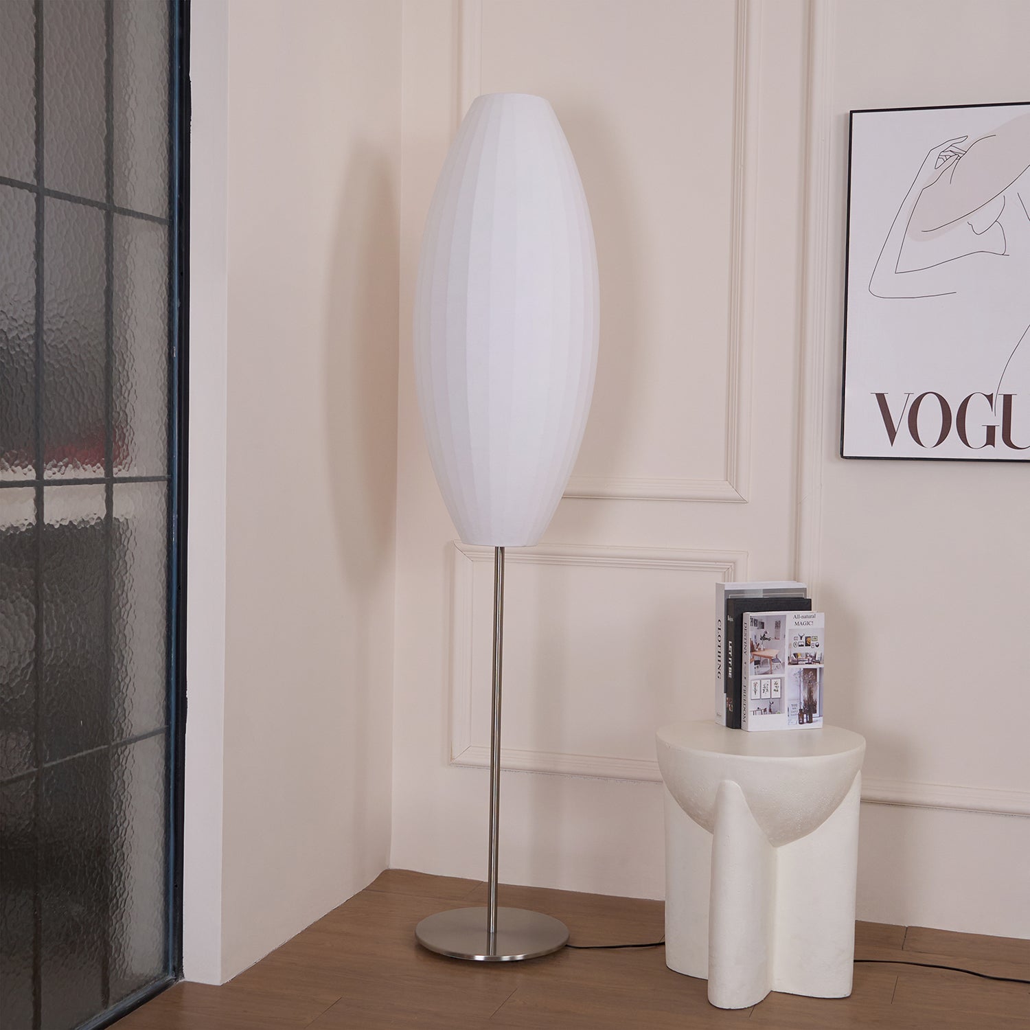 Bexno Minimalist Floor Lamp-Neutral Decor