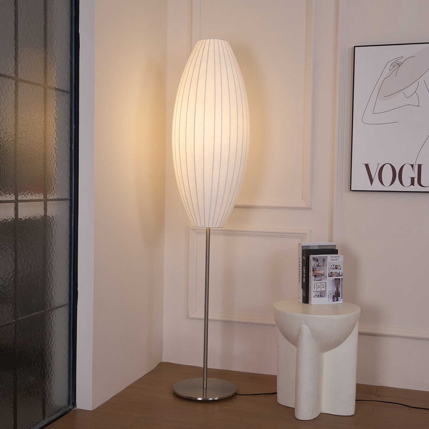 Bexno Minimalist Floor Lamp-Neutral Decor