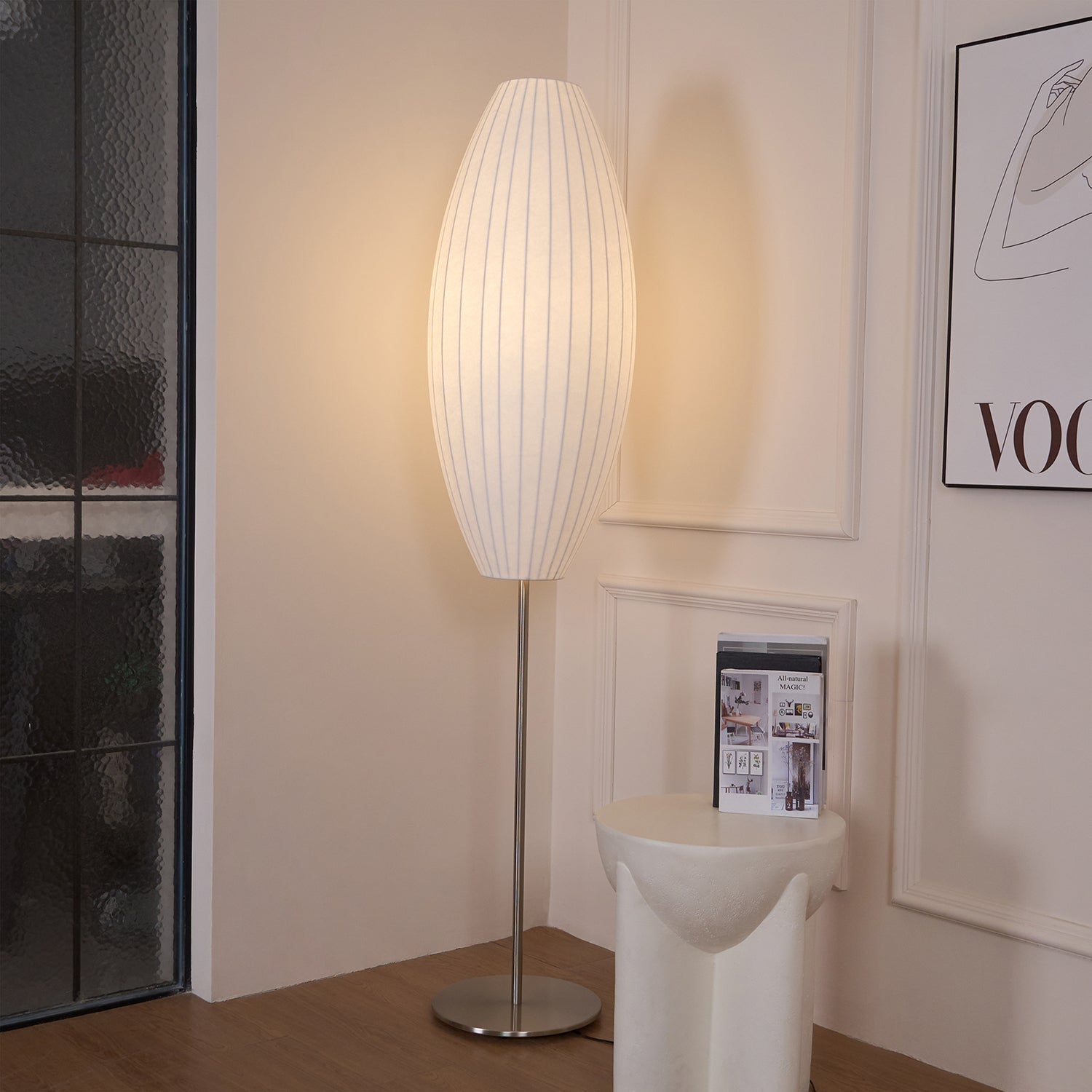 Bexno Minimalist Floor Lamp-Neutral Decor