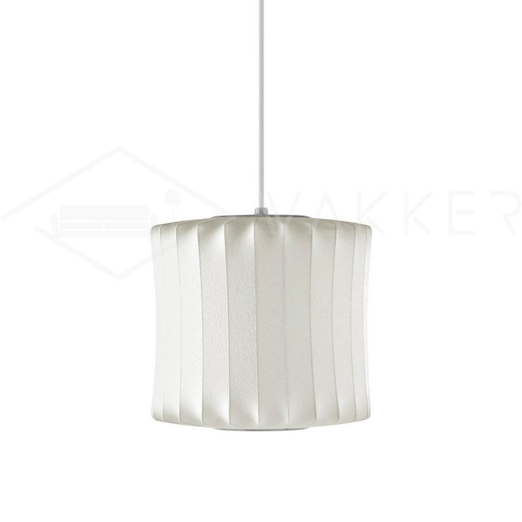 Bis Silk & Steel Pendant Lamp-Neutral Decor