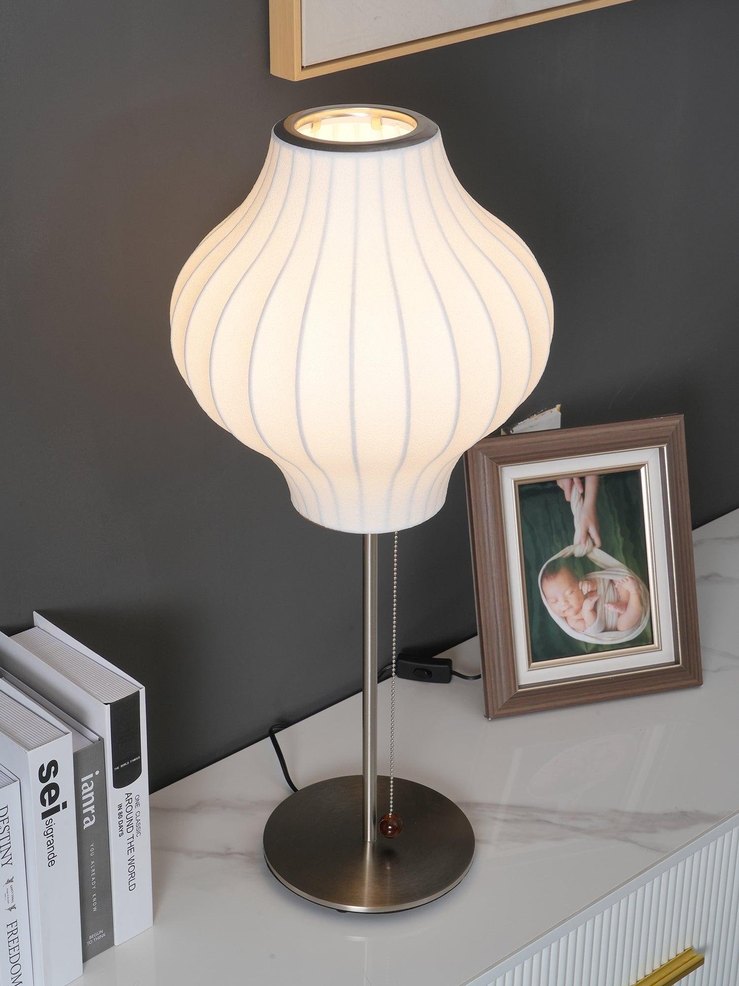 Solisive Steel Artistic Table Lamp-Neutral Decor