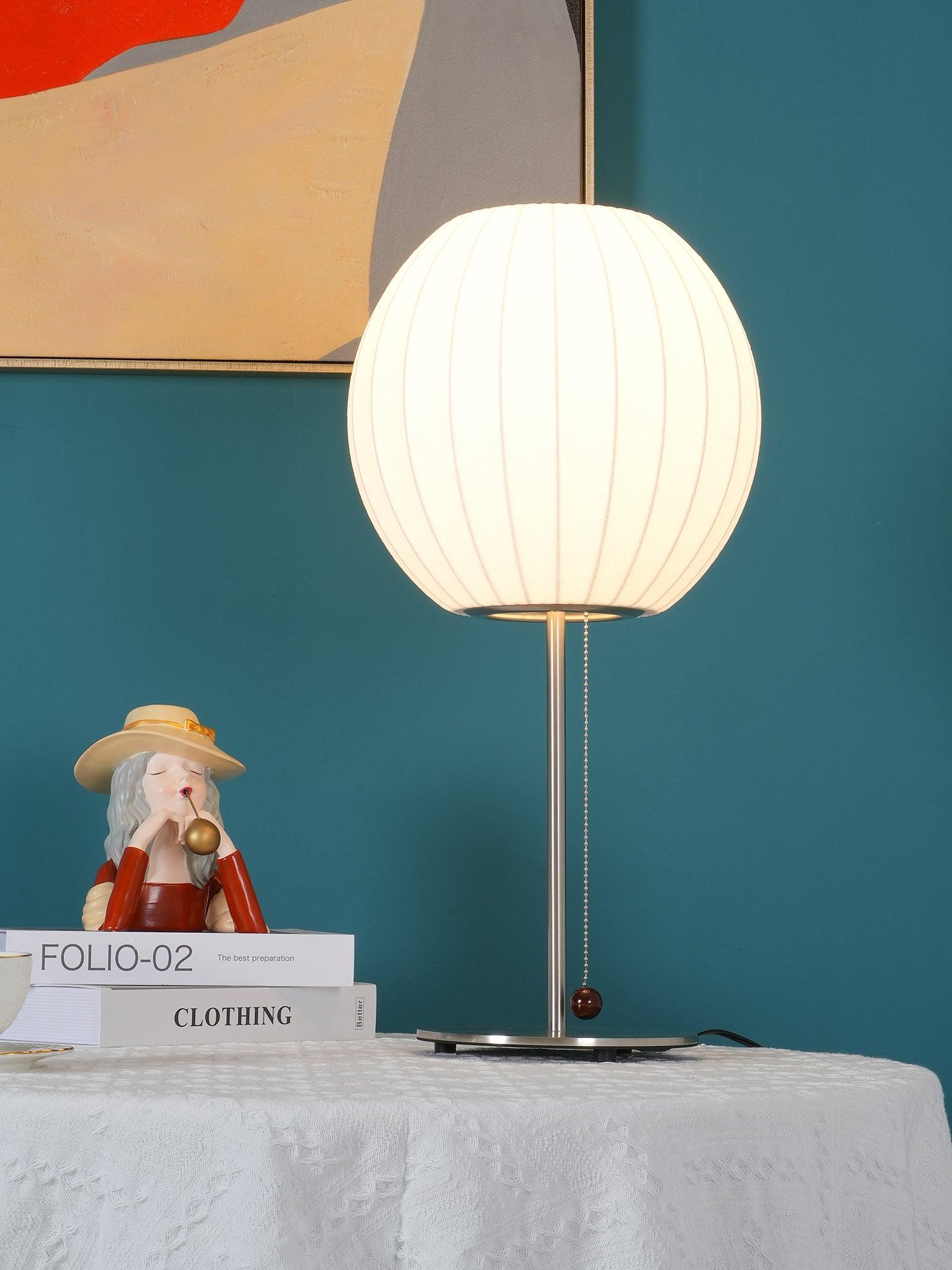 Solisive Steel Artistic Table Lamp-Neutral Decor
