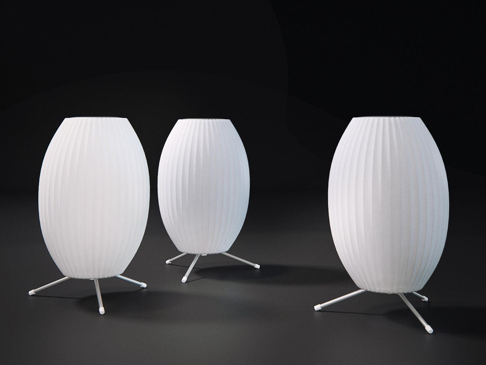 Rostix Steel Minimalist Table Lamp-Neutral Decor