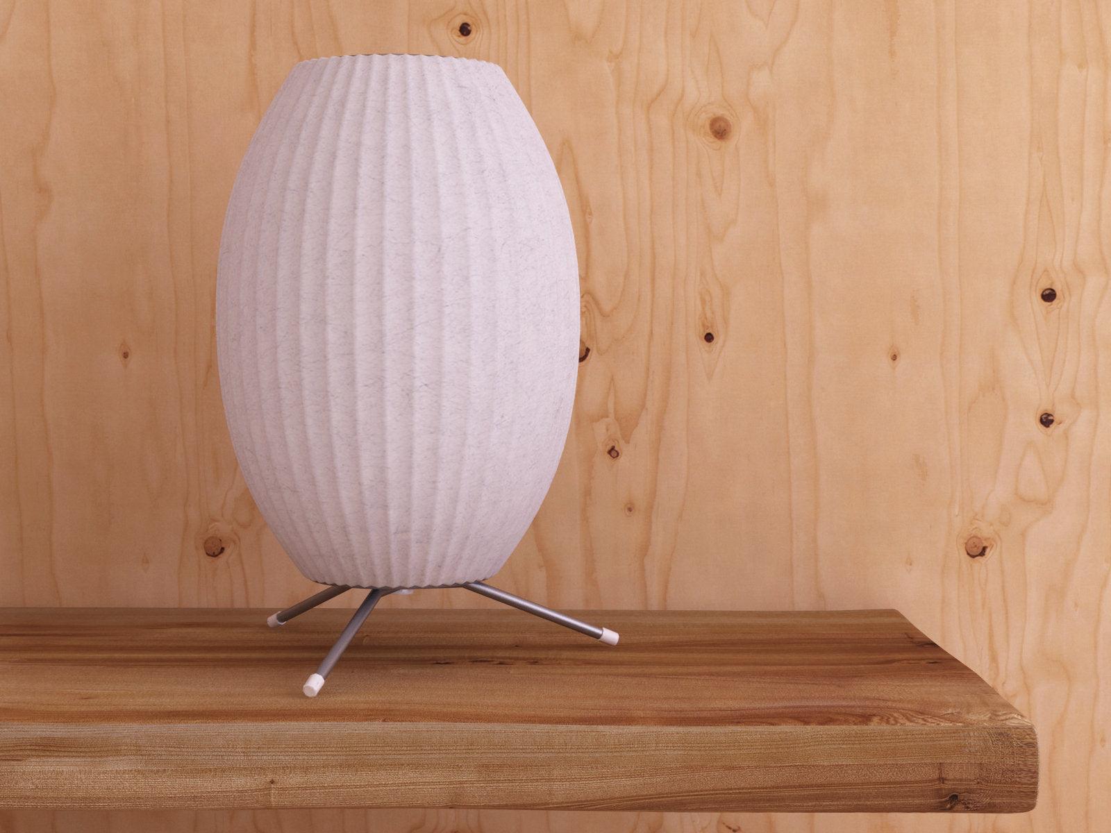 Rostix Steel Minimalist Table Lamp-Neutral Decor