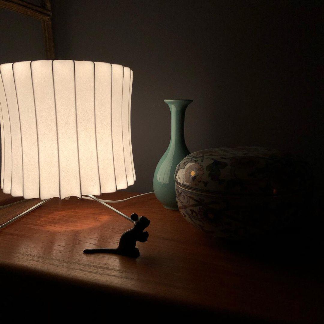 Rostix Steel Minimalist Table Lamp-Neutral Decor