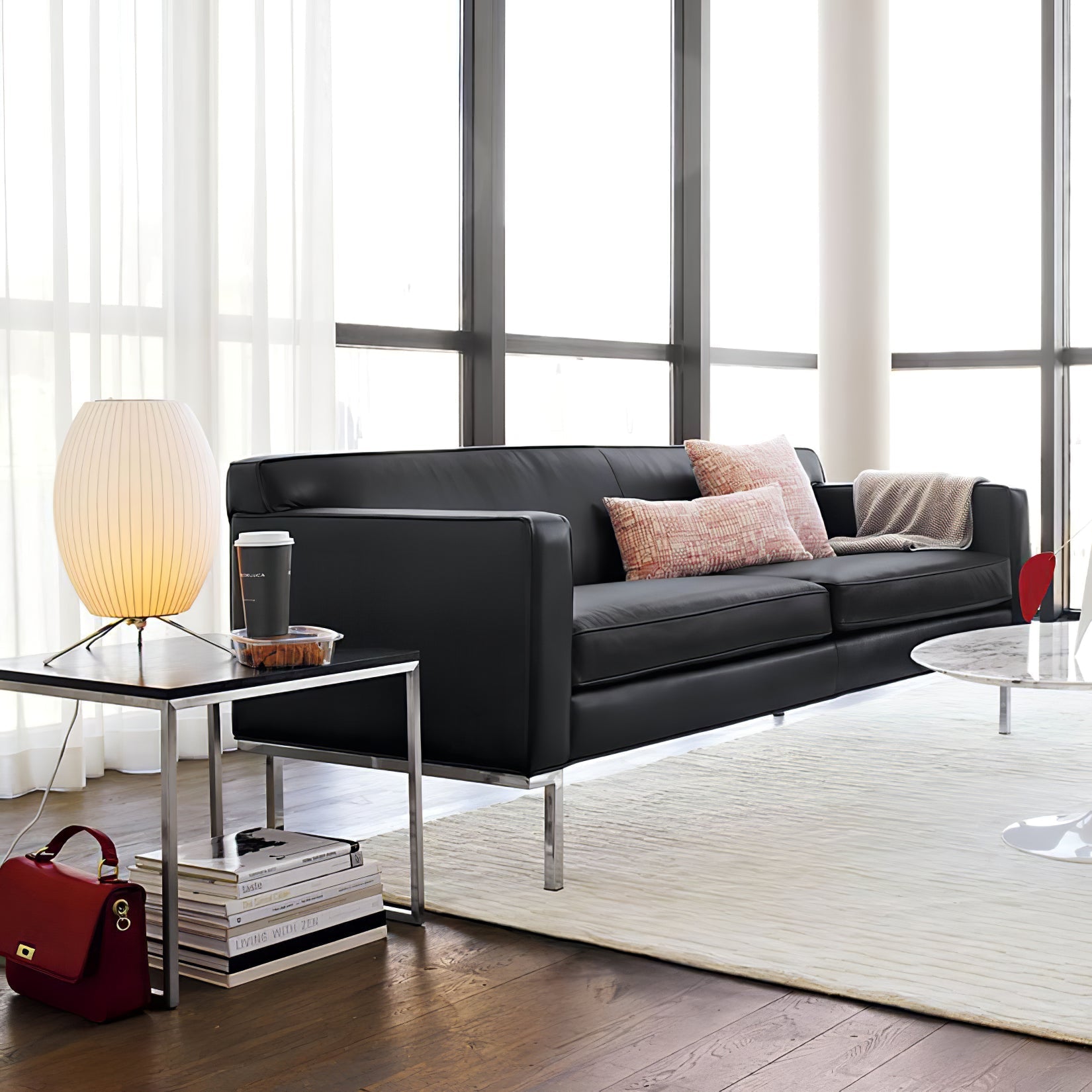 Rostix Steel Minimalist Table Lamp-Neutral Decor