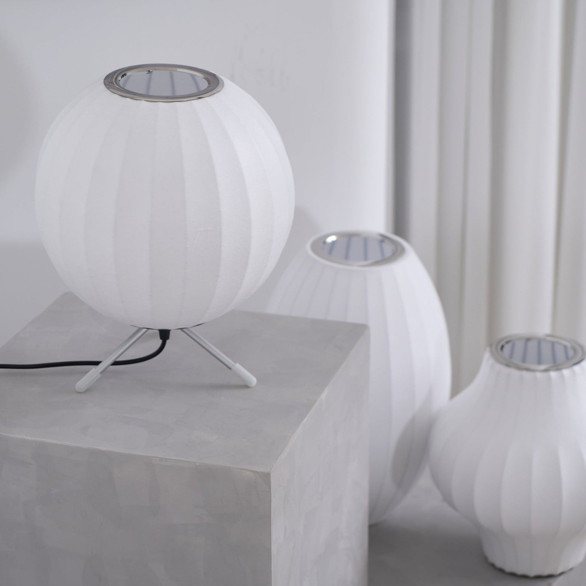 Rostix Steel Minimalist Table Lamp-Neutral Decor