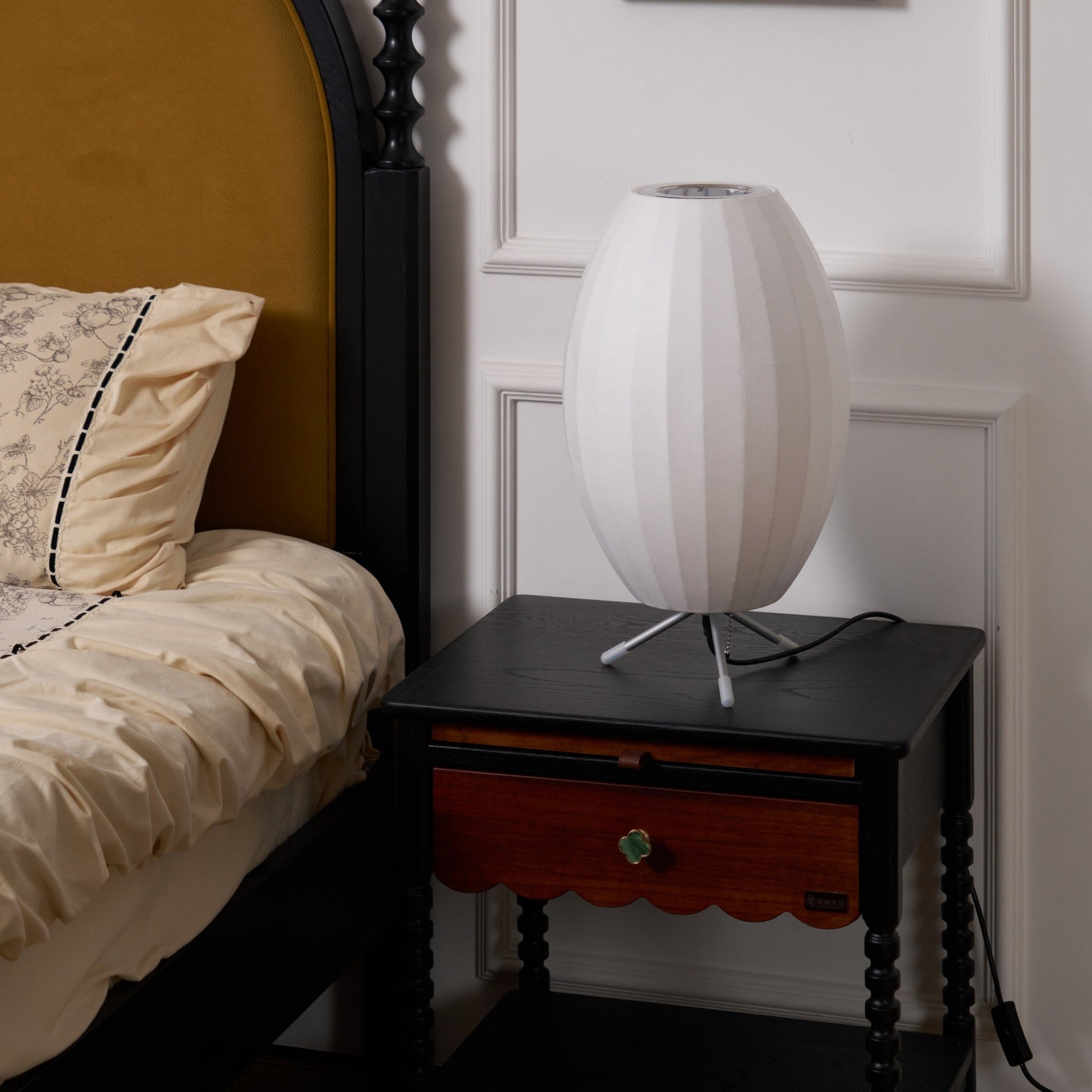Rostix Steel Minimalist Table Lamp-Neutral Decor