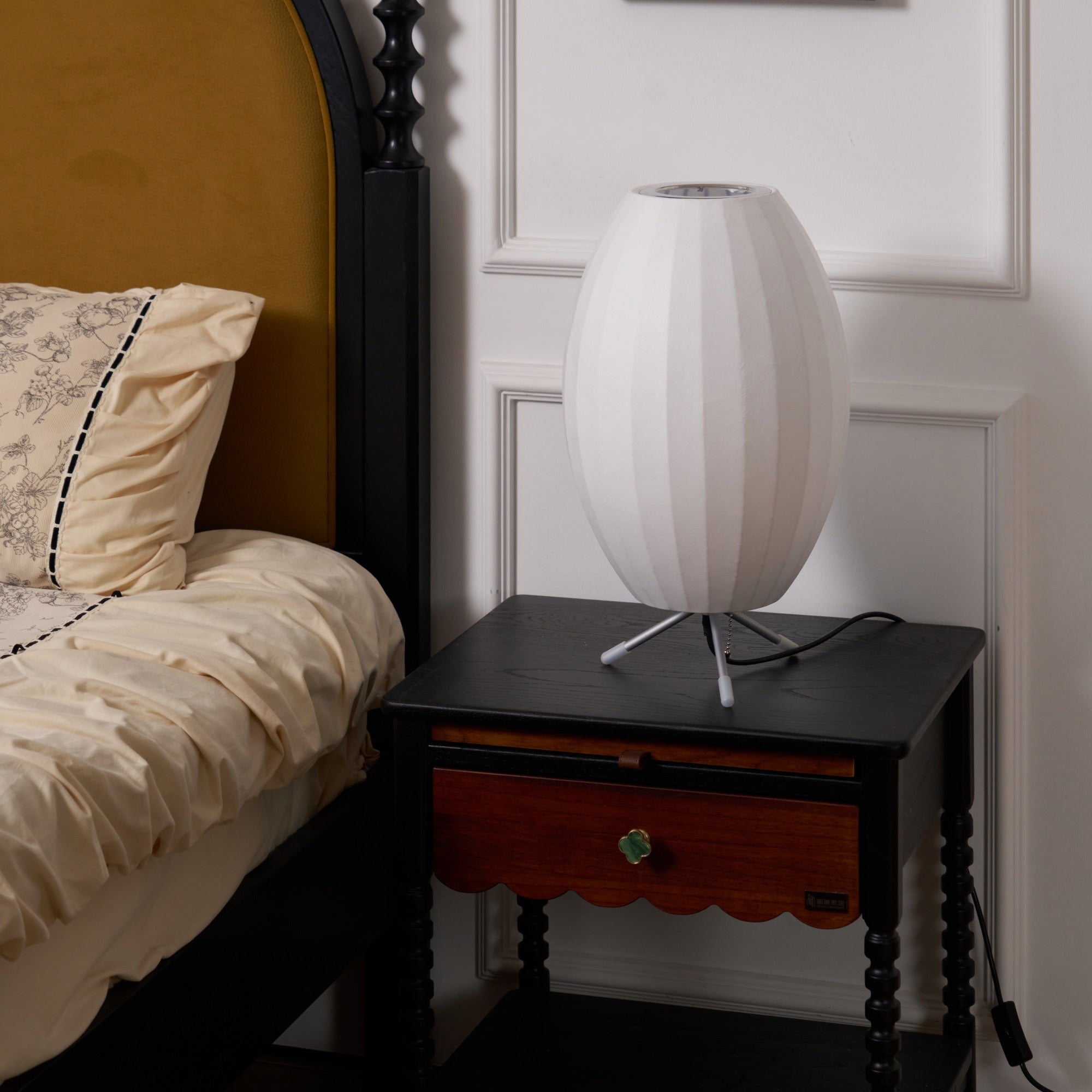 Rostix Steel Minimalist Table Lamp-Neutral Decor