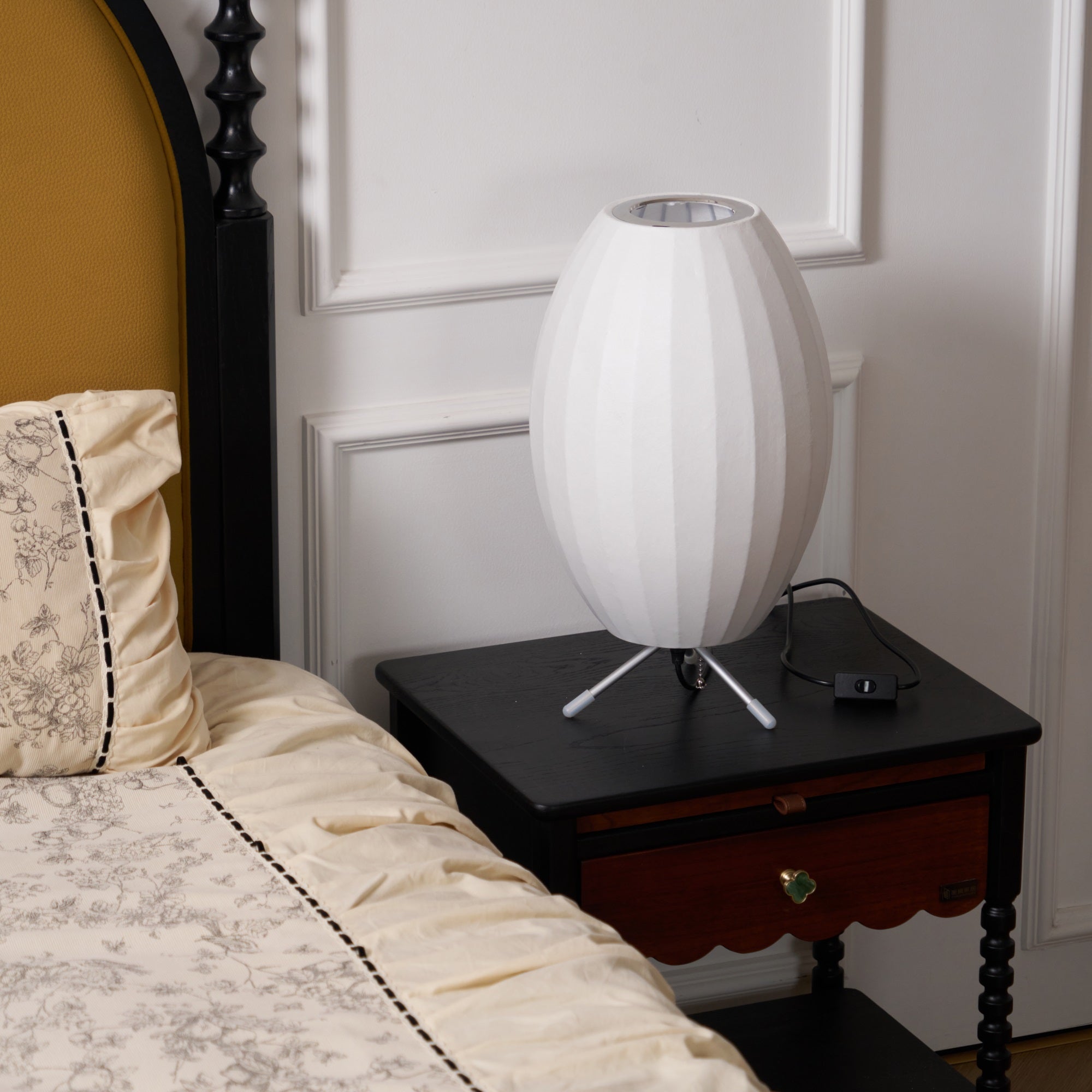 Rostix Steel Minimalist Table Lamp-Neutral Decor