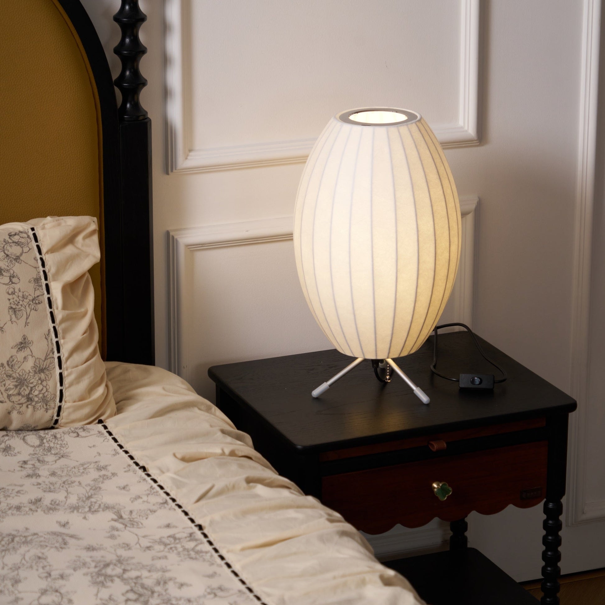 Rostix Steel Minimalist Table Lamp-Neutral Decor
