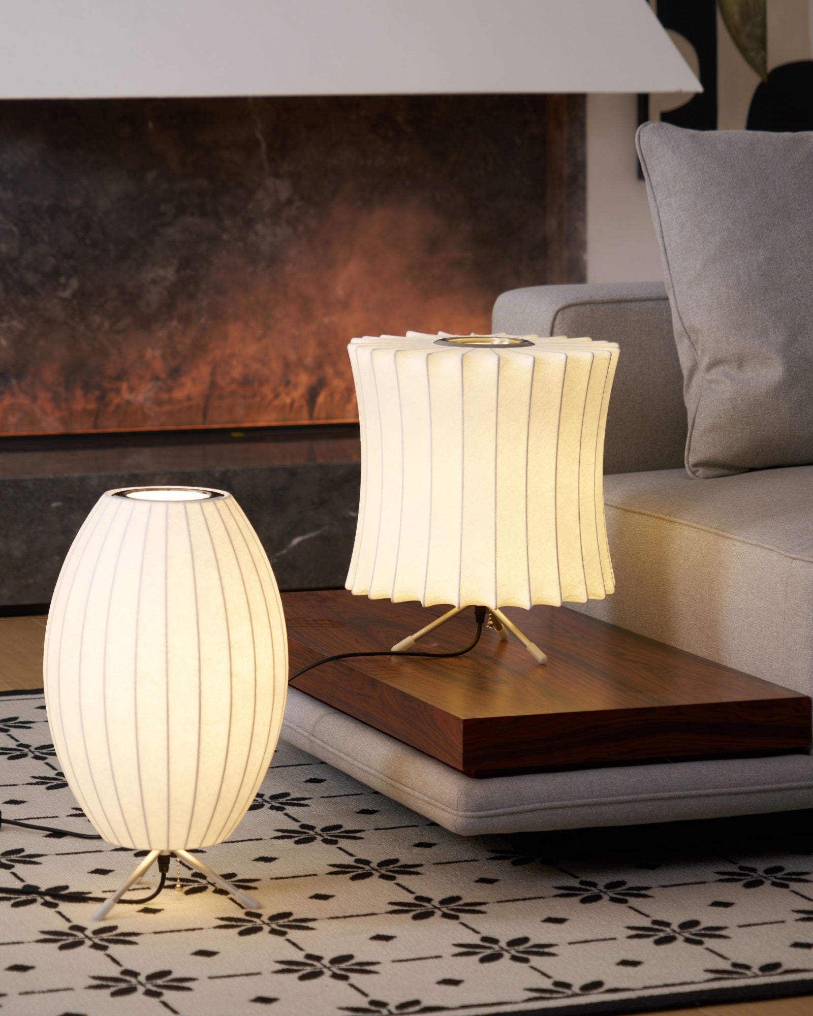Rostix Steel Minimalist Table Lamp-Neutral Decor