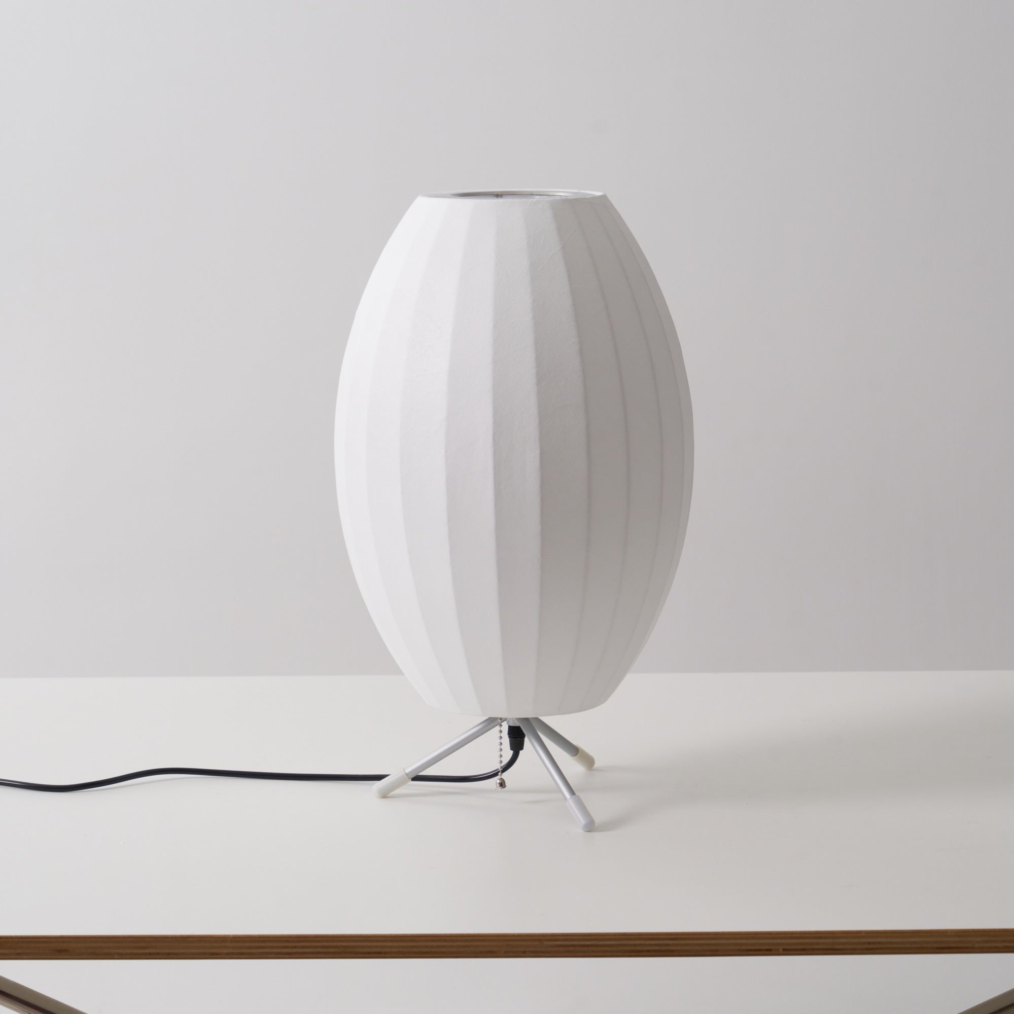 Rostix Steel Minimalist Table Lamp-Neutral Decor