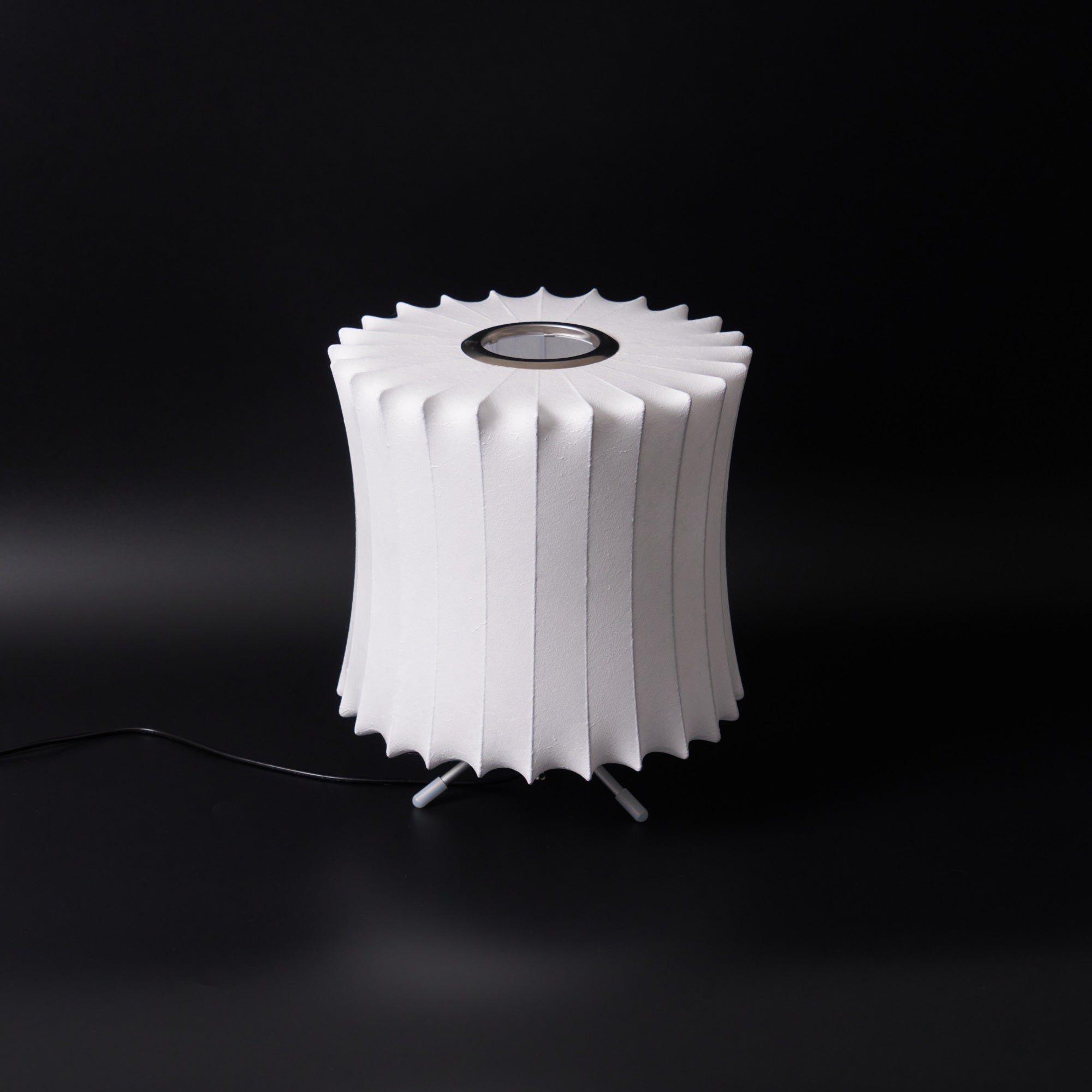 Rostix Steel Minimalist Table Lamp-Neutral Decor