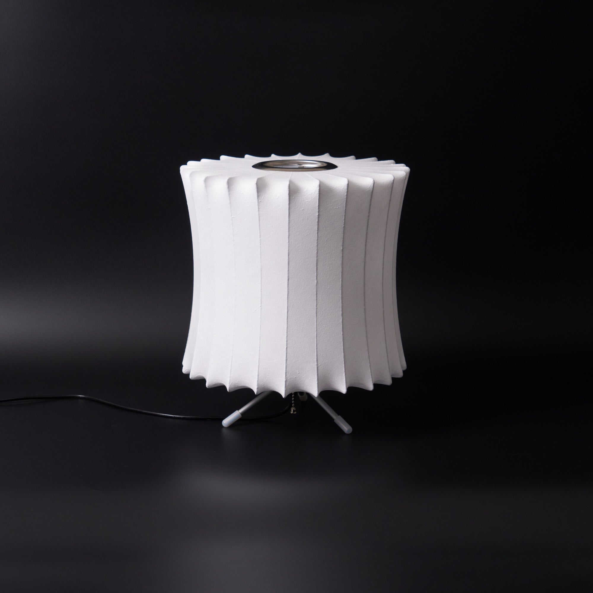 Rostix Steel Minimalist Table Lamp-Neutral Decor