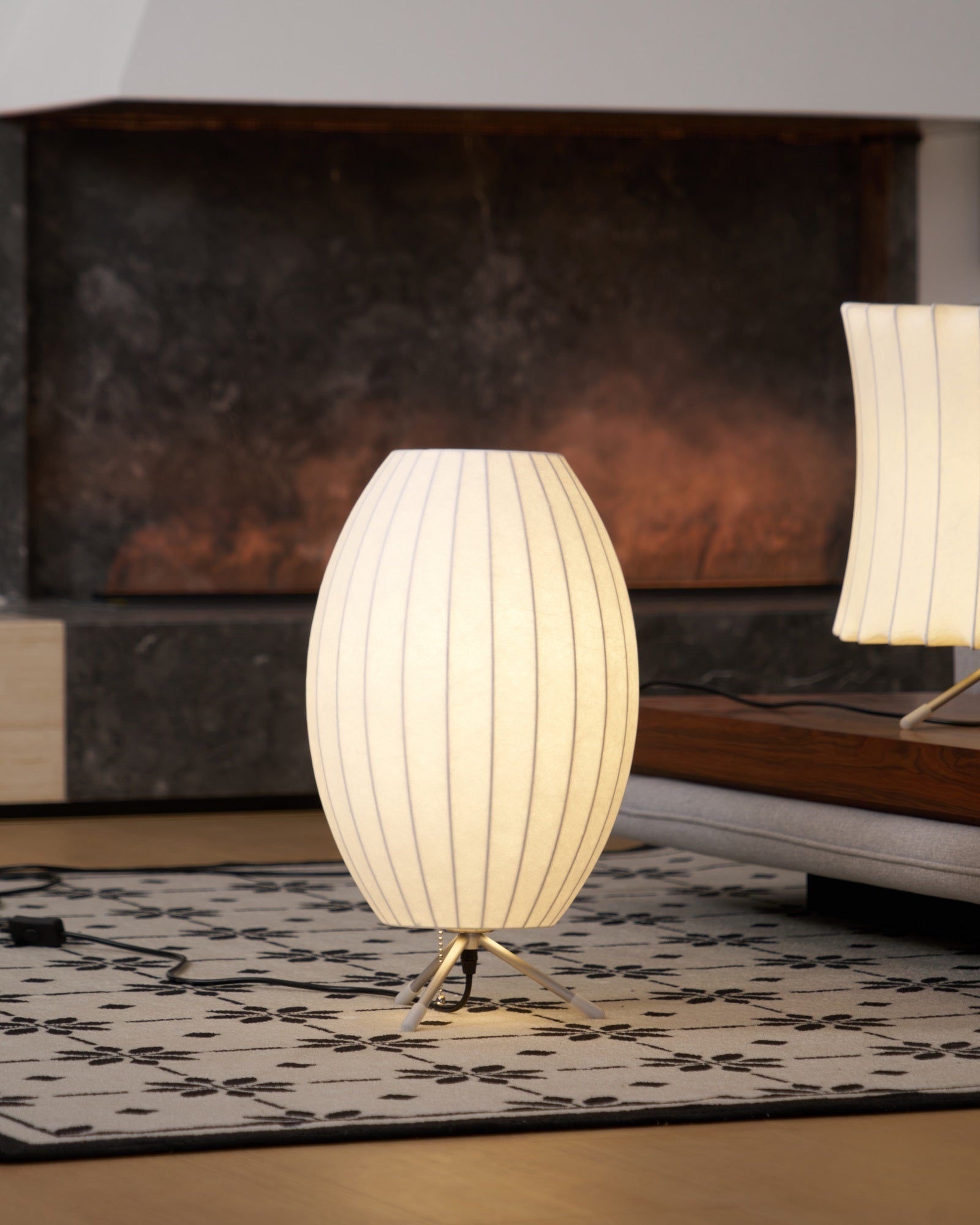 Rostix Steel Minimalist Table Lamp-Neutral Decor
