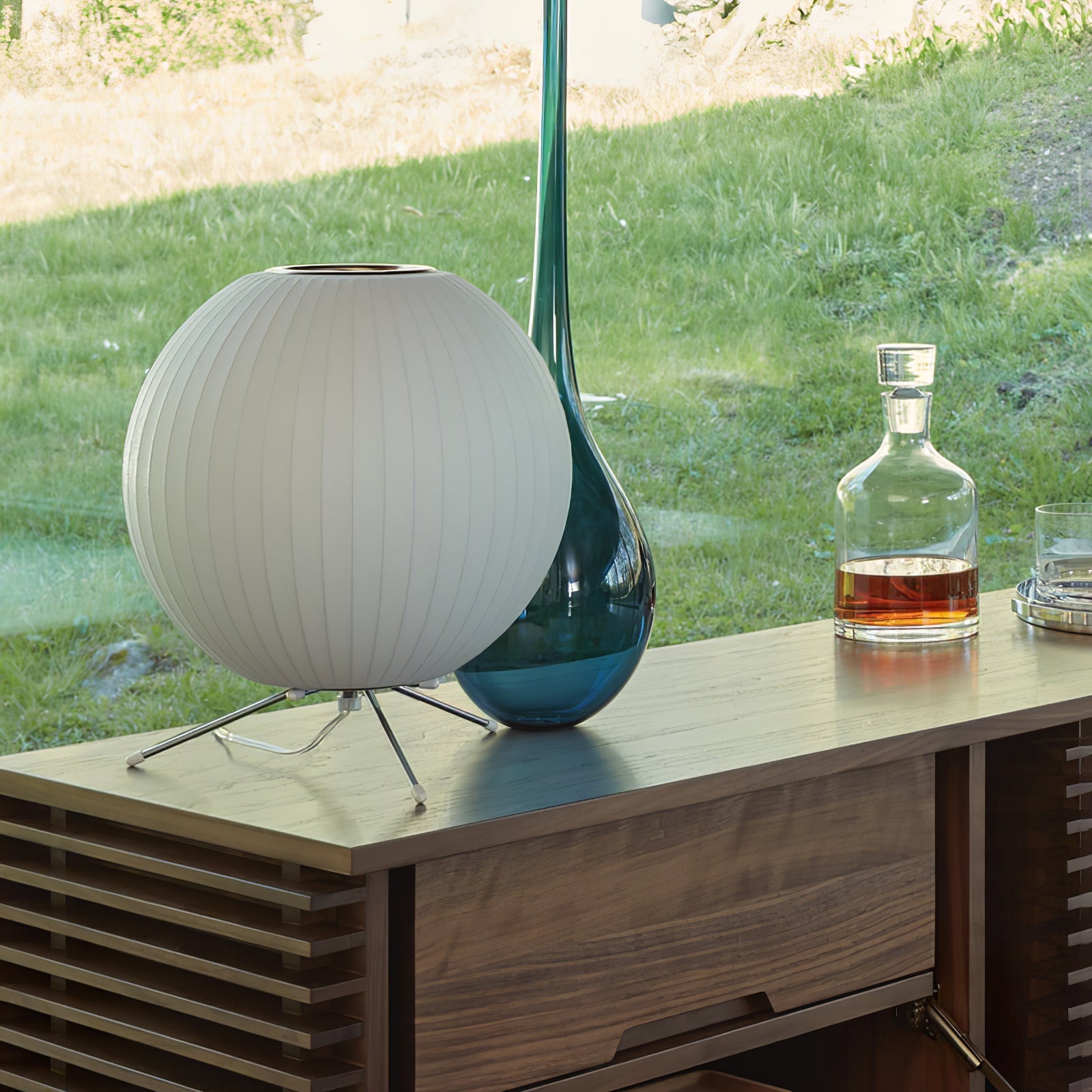 Rostix Steel Minimalist Table Lamp-Neutral Decor