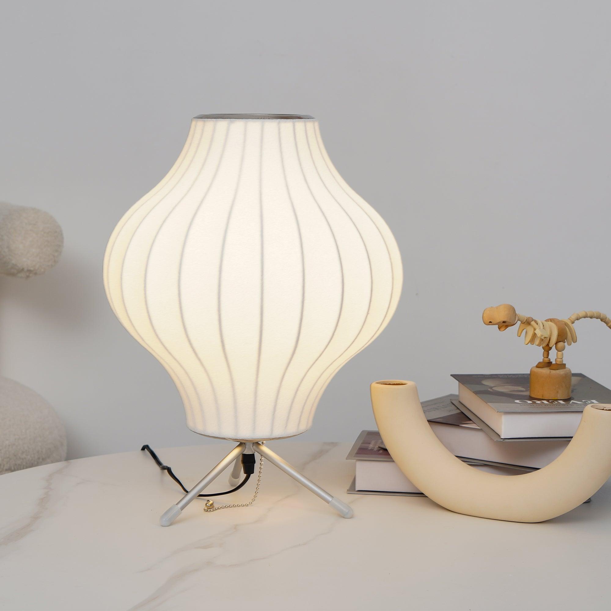 Rostix Steel Minimalist Table Lamp-Neutral Decor