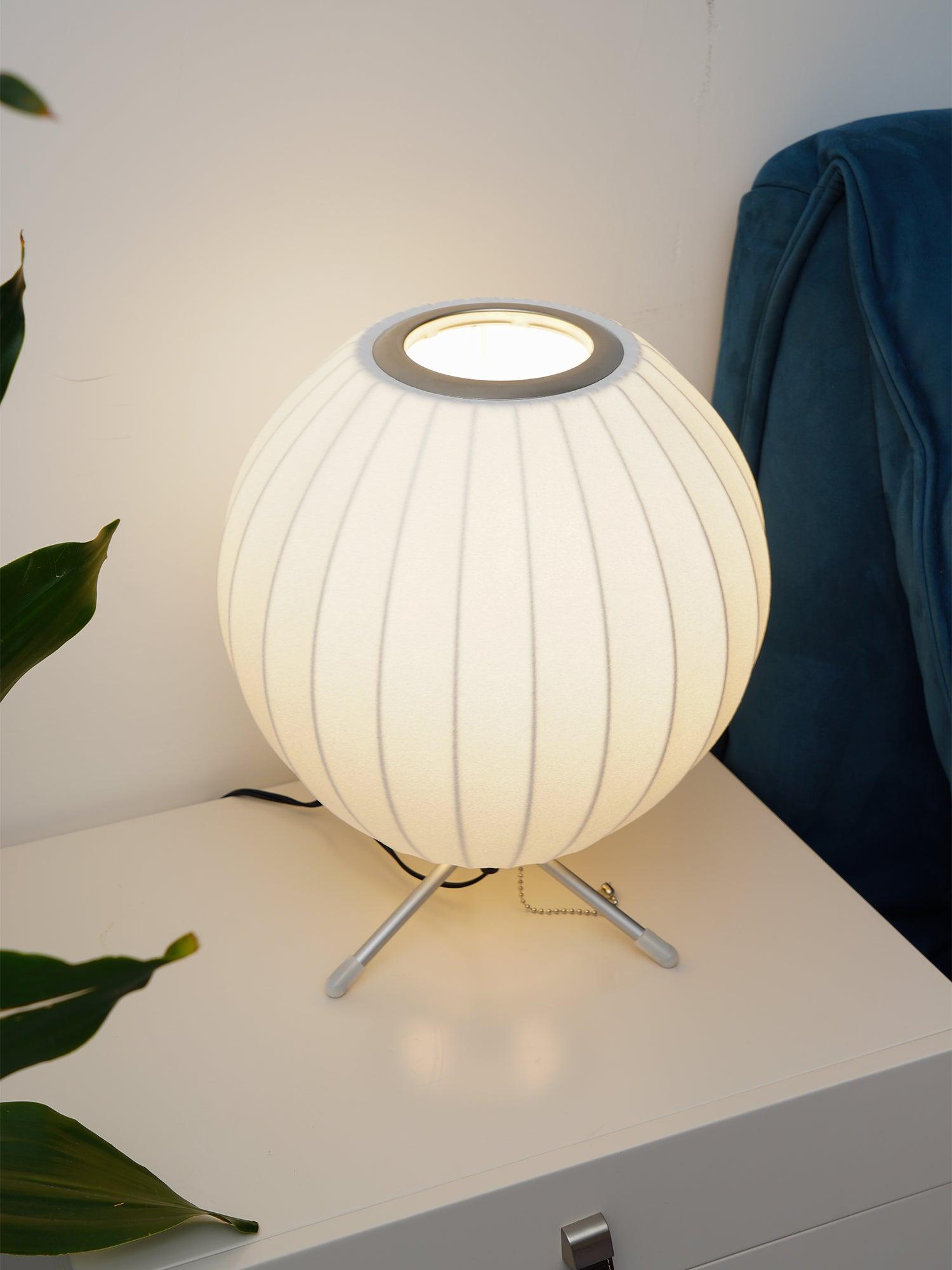Rostix Steel Minimalist Table Lamp-Neutral Decor