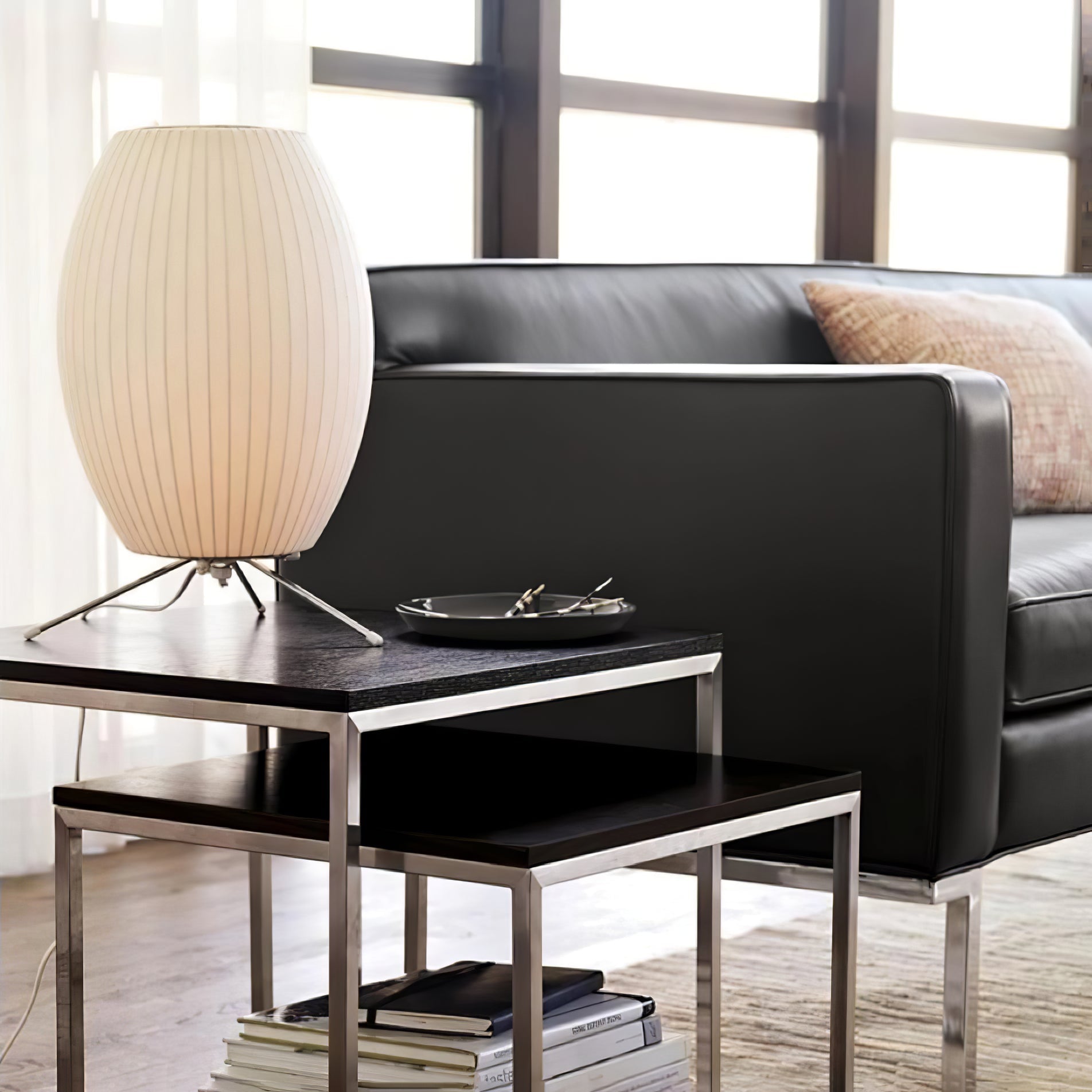 Rostix Steel Minimalist Table Lamp-Neutral Decor