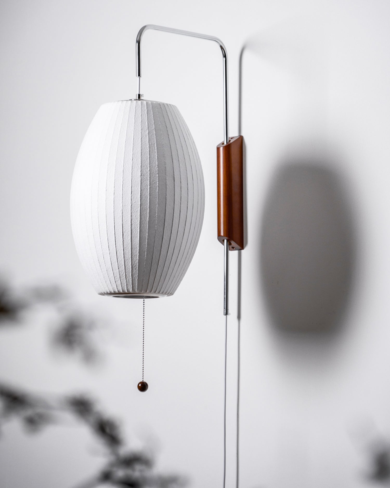Lustra Wall Sconce Walnut Ball-Neutral Decor