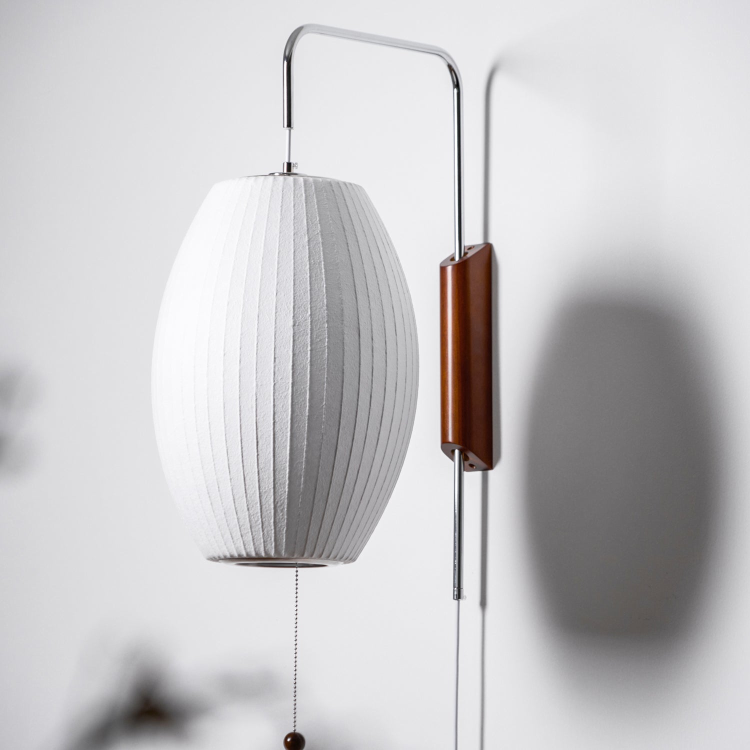 Lustra Wall Sconce Walnut Ball-Neutral Decor