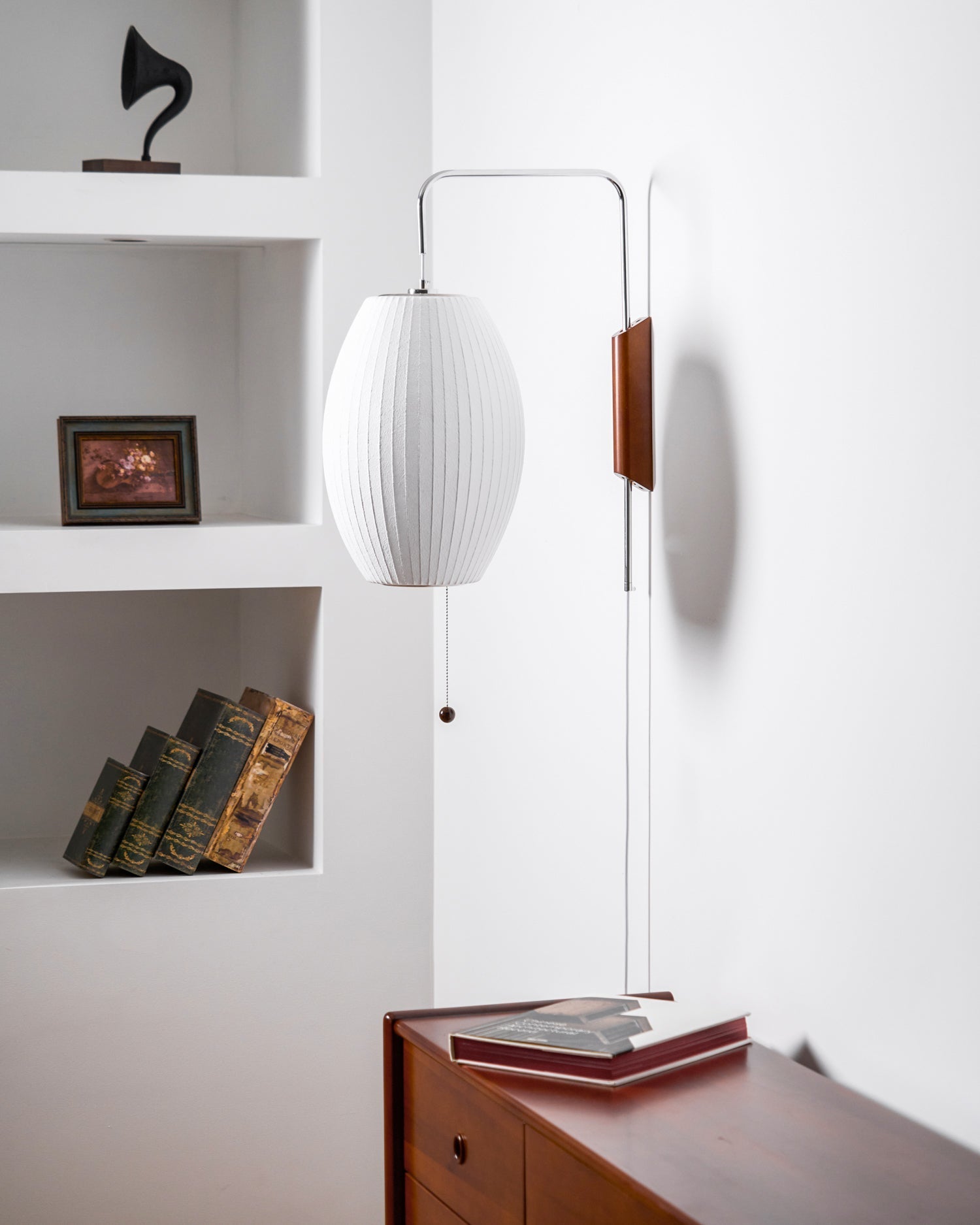 Lustra Wall Sconce Walnut Ball-Neutral Decor