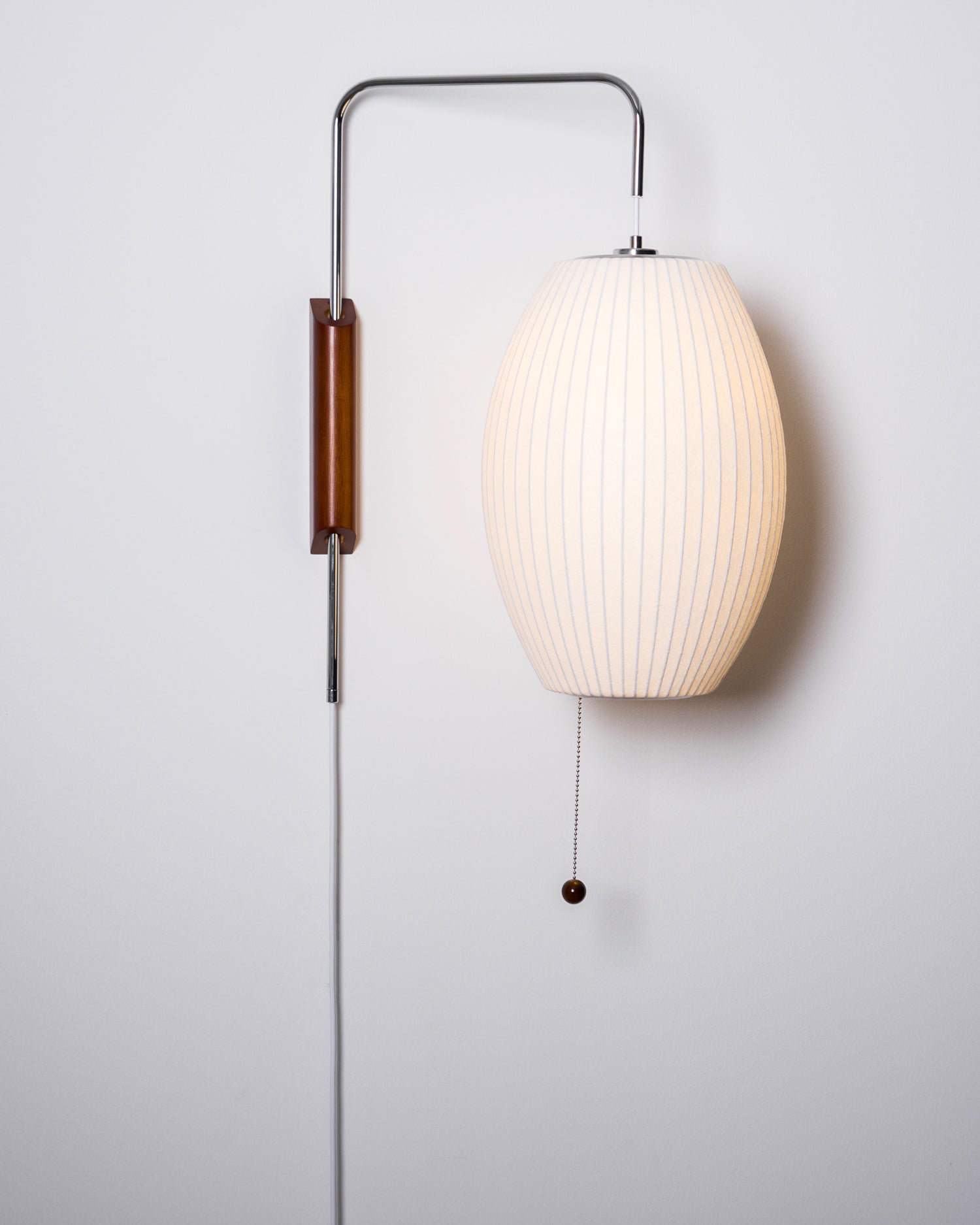 Lustra Wall Sconce Walnut Ball-Neutral Decor