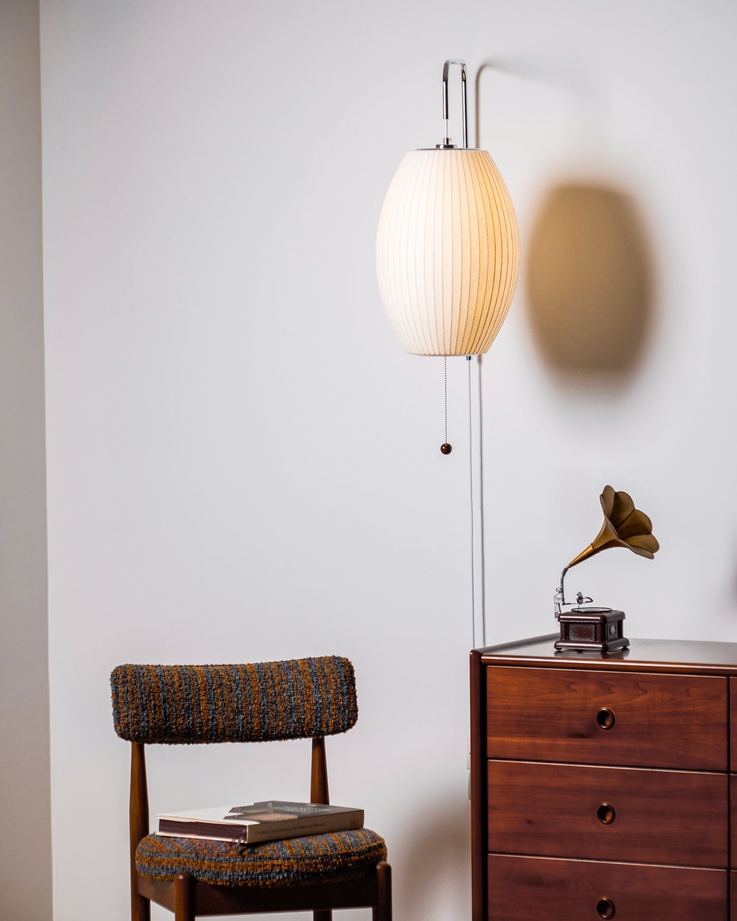 Lustra Wall Sconce Walnut Ball-Neutral Decor