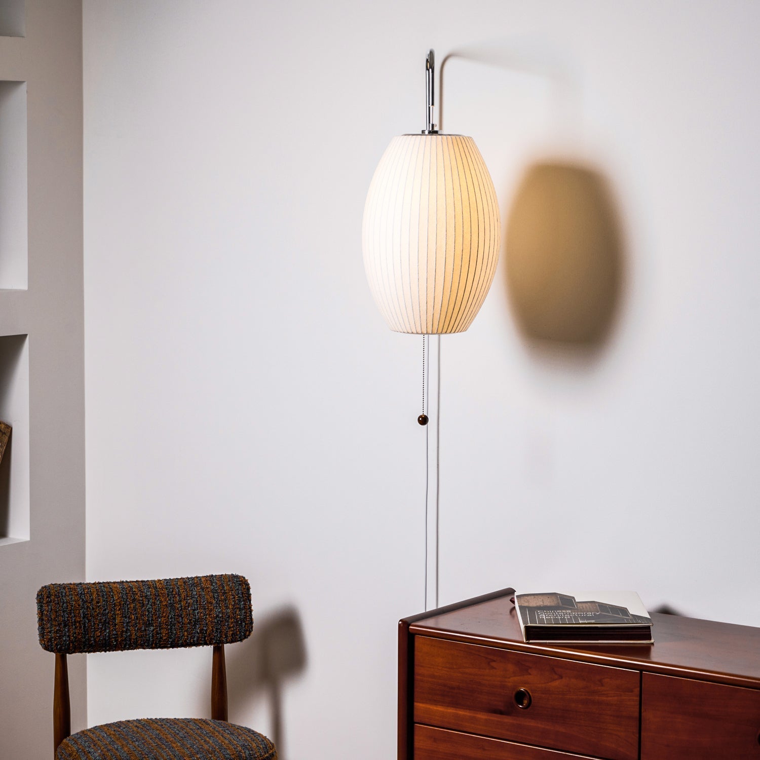 Lustra Wall Sconce Walnut Ball-Neutral Decor