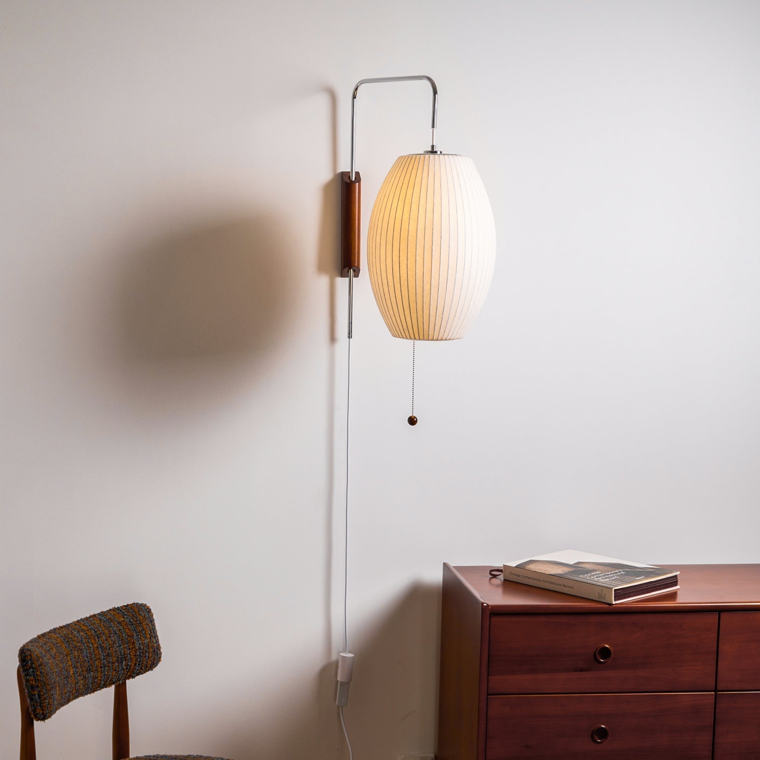 Lustra Wall Sconce Walnut Ball-Neutral Decor