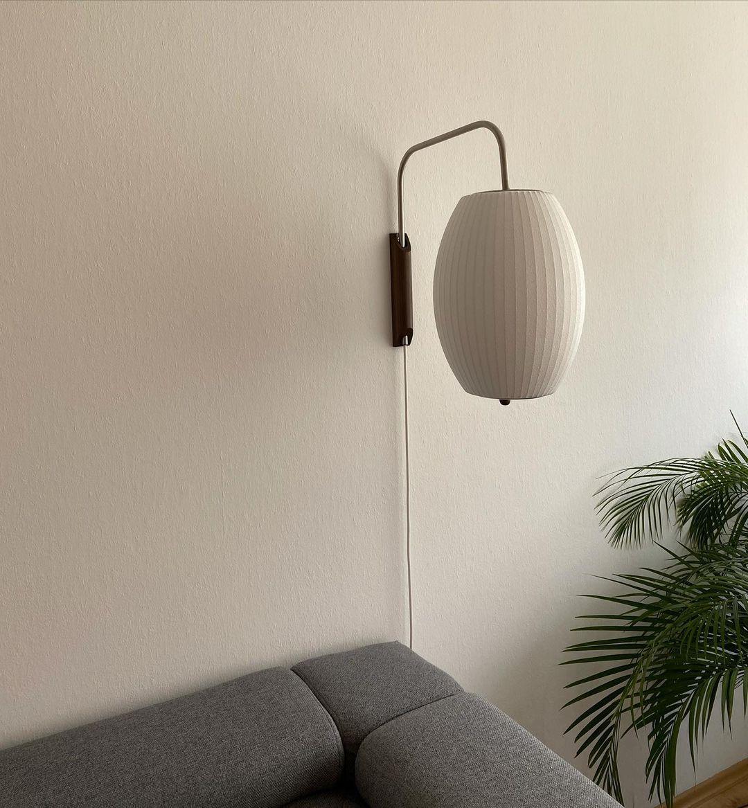 Lustra Wall Sconce Walnut Ball-Neutral Decor