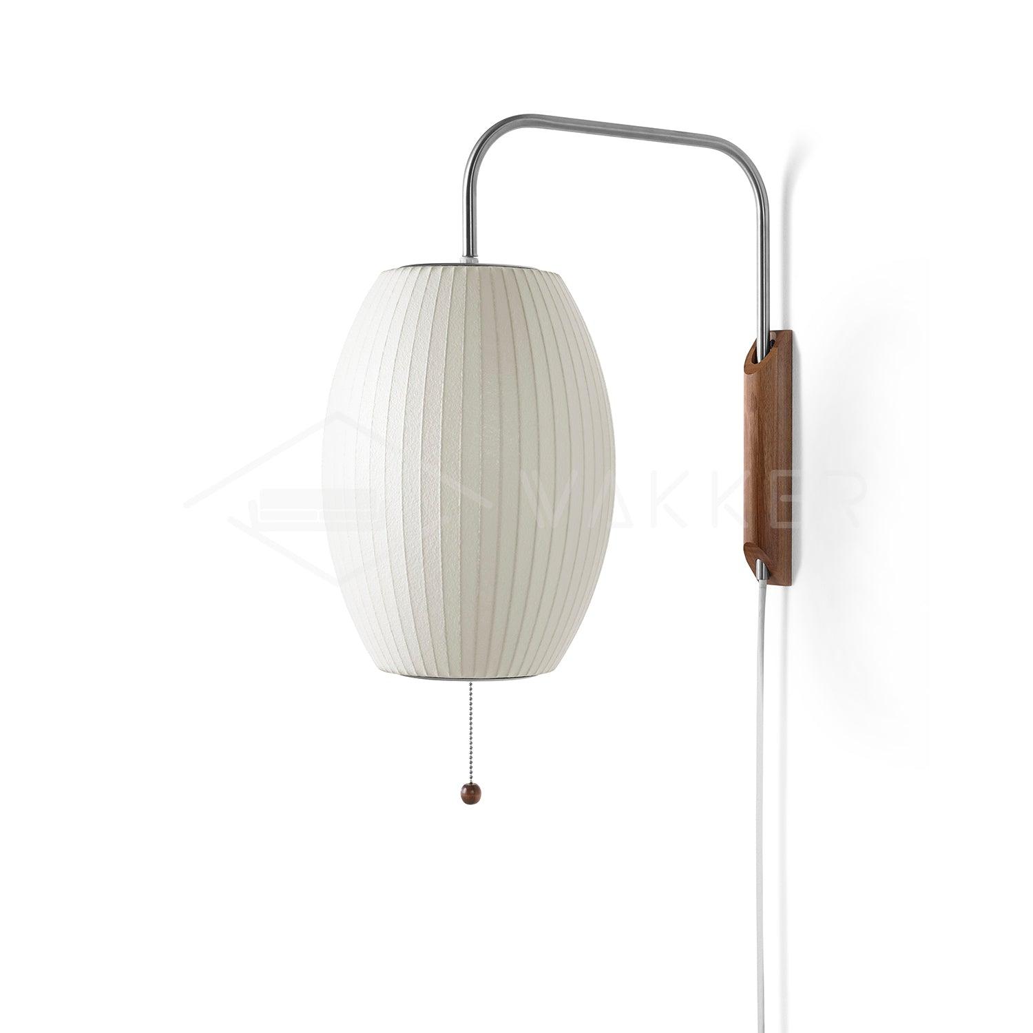 Lustra Wall Sconce Walnut Ball-Neutral Decor