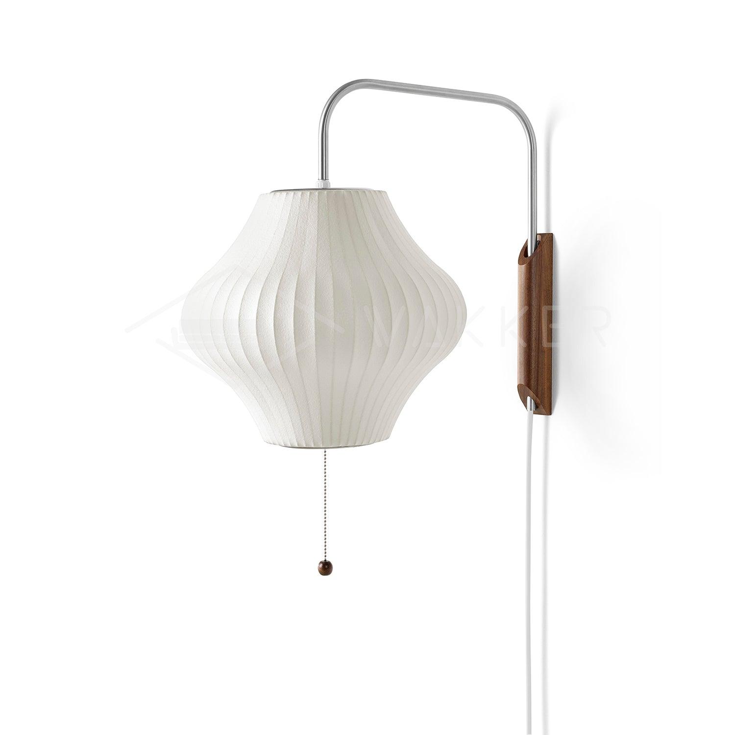 Lustra Wall Sconce Walnut Ball-Neutral Decor