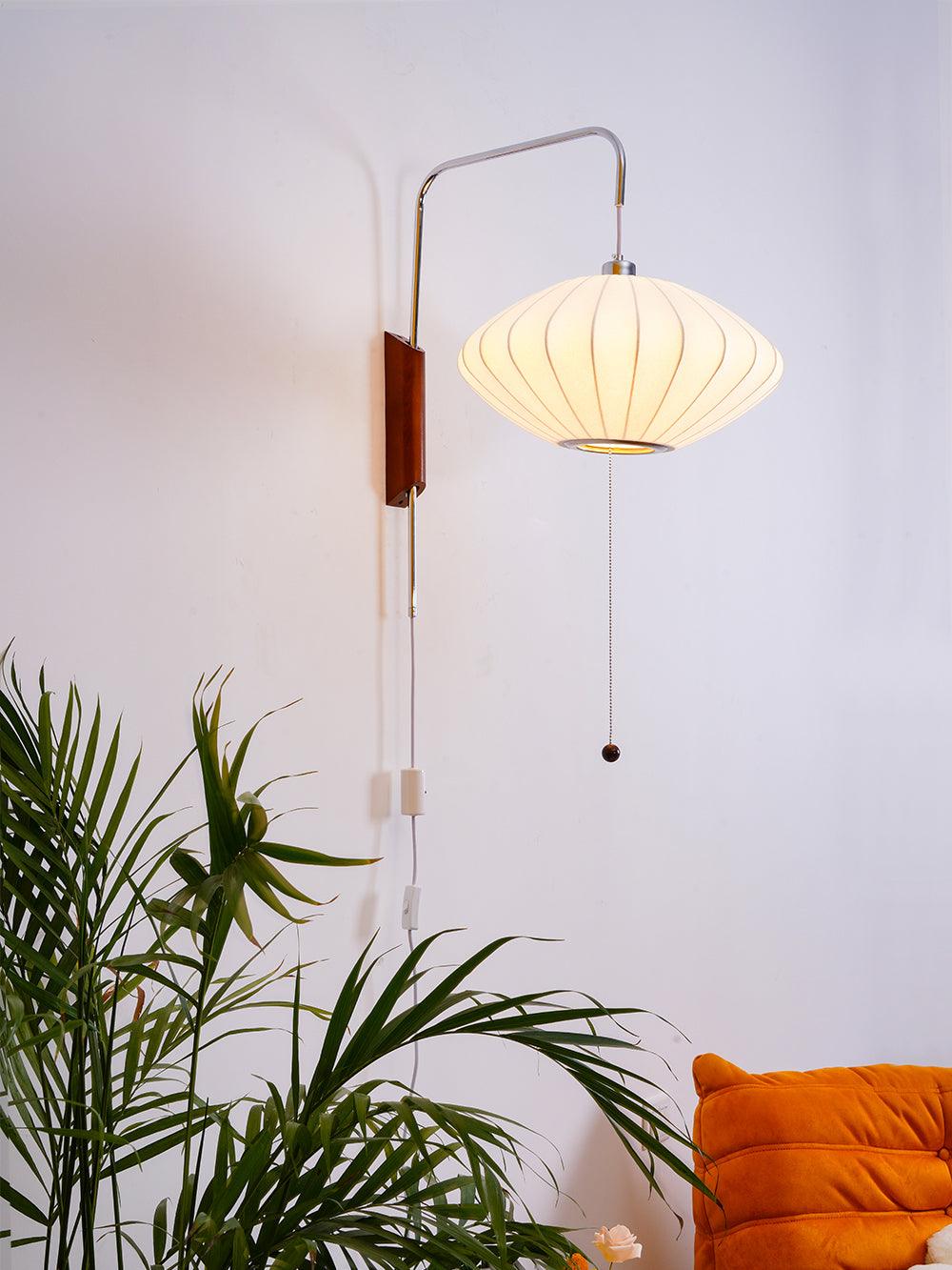 Lustra Wall Sconce Walnut Ball-Neutral Decor
