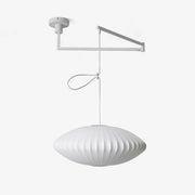 Bis Silk & Steel Pendant Lamp-Neutral Decor