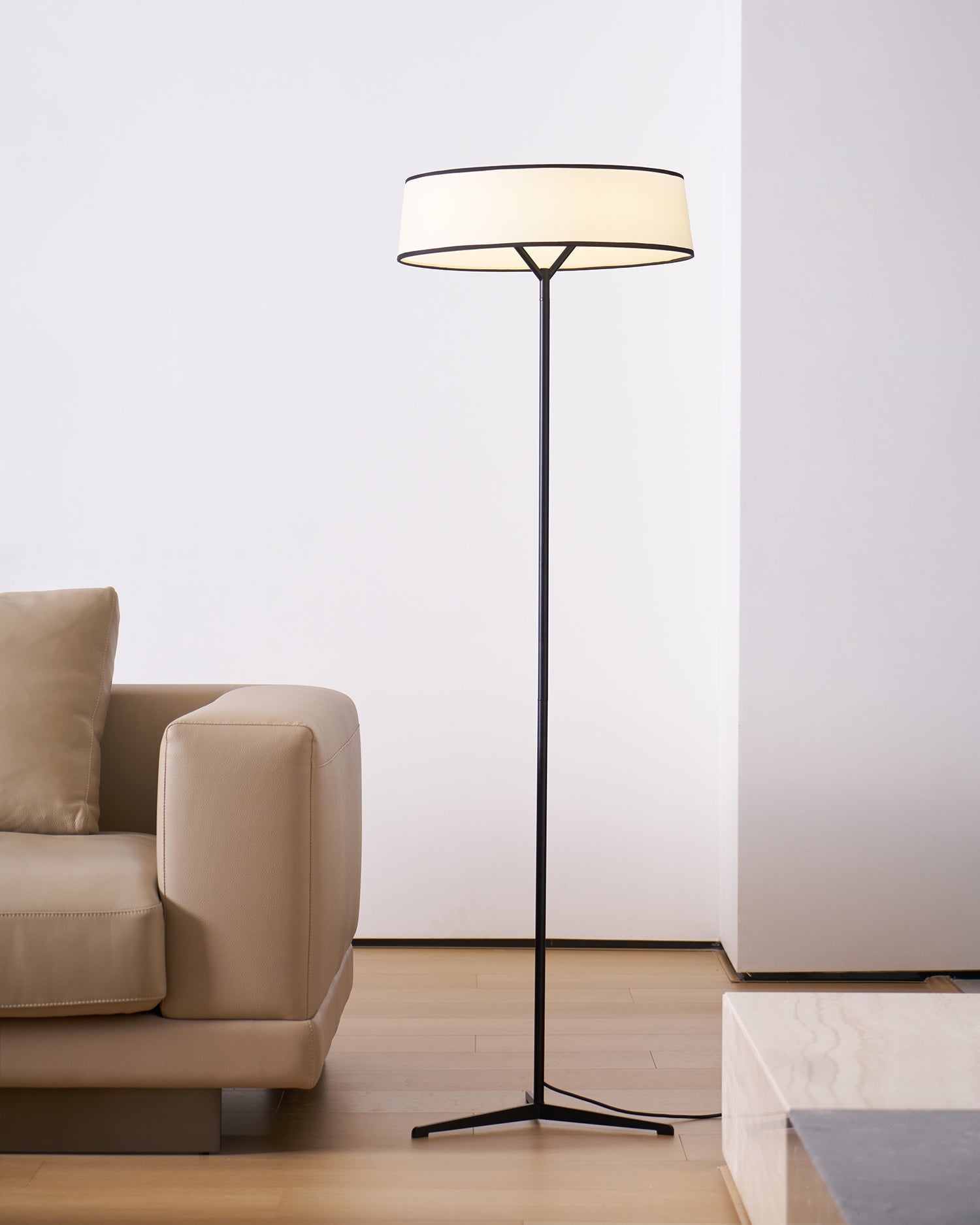 Zemaryre Modern Floor Lamp-Neutral Decor