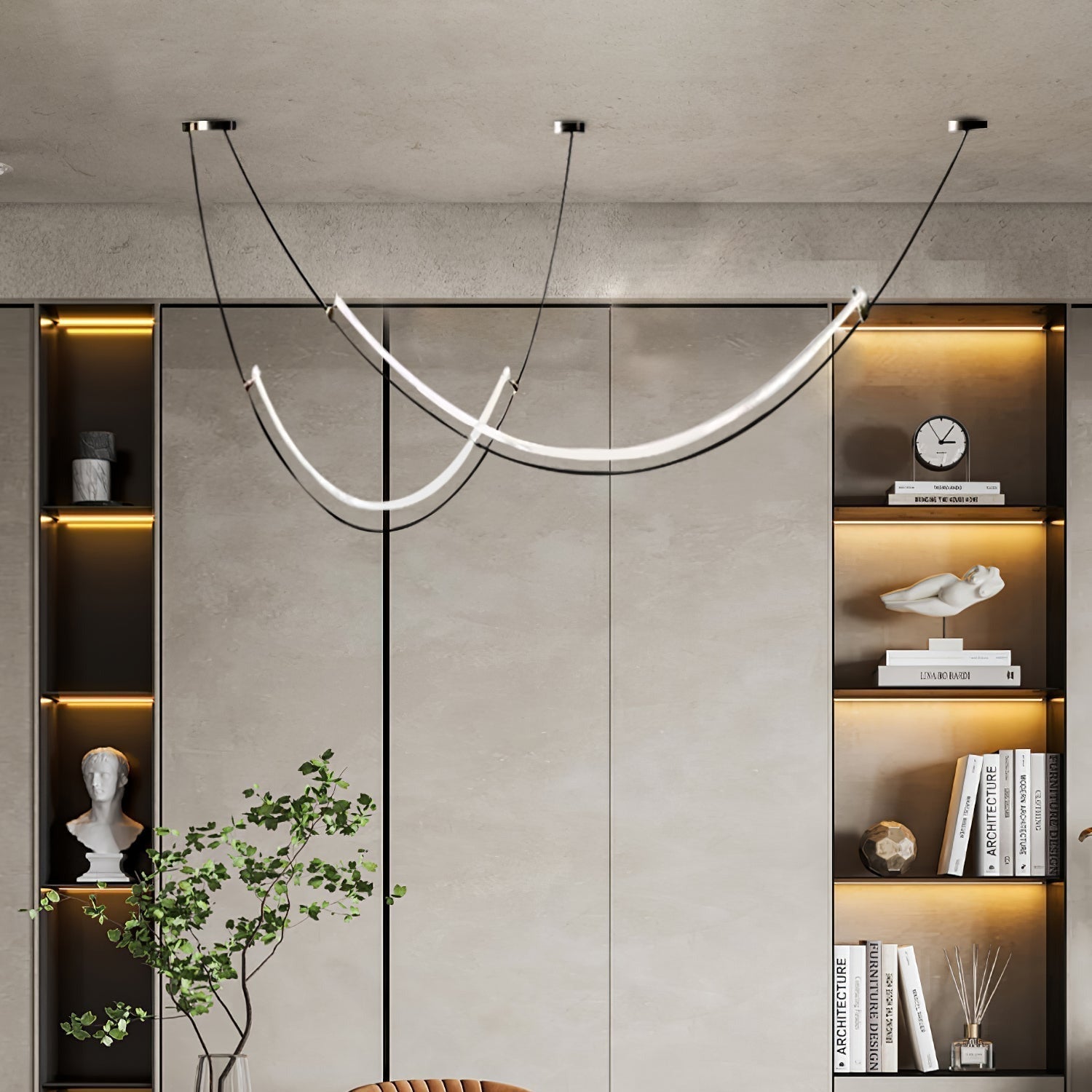 Zephira Curved LED Pendant Light