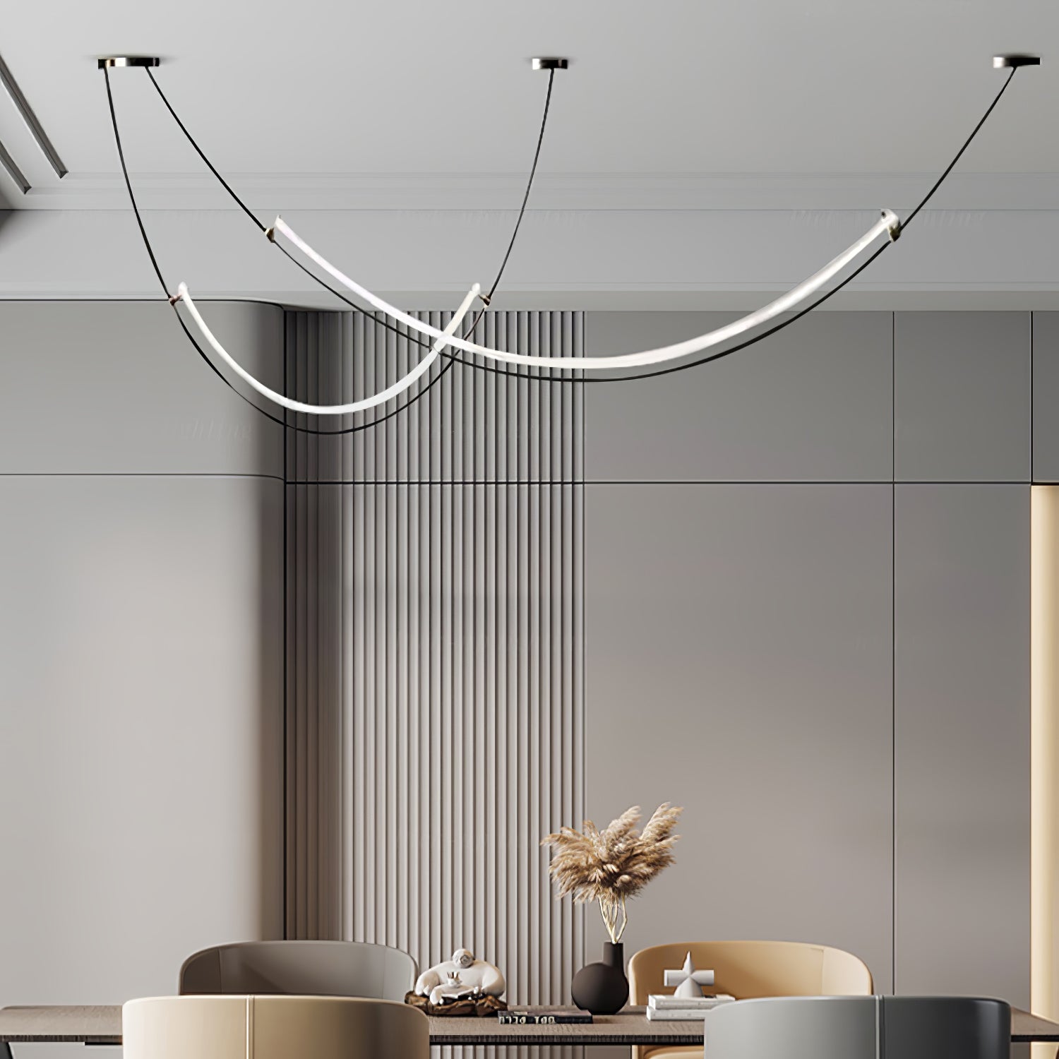 Zephira Curved LED Pendant Light