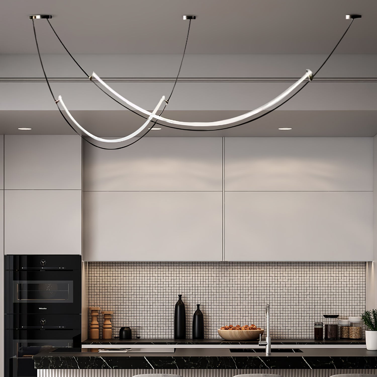 Zephira Curved LED Pendant Light